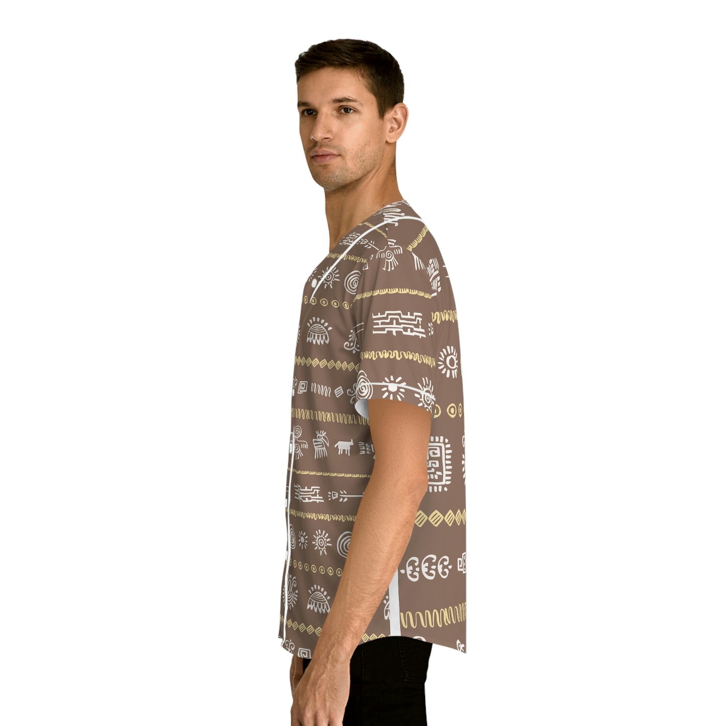 Exotic Print Baseball Jersey