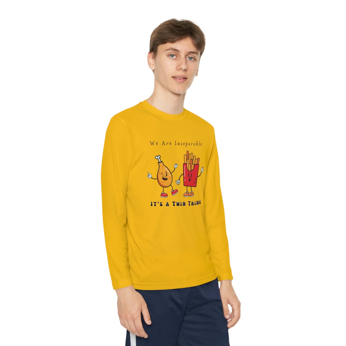 Twin, Youth Long Sleeve Competitor Tee