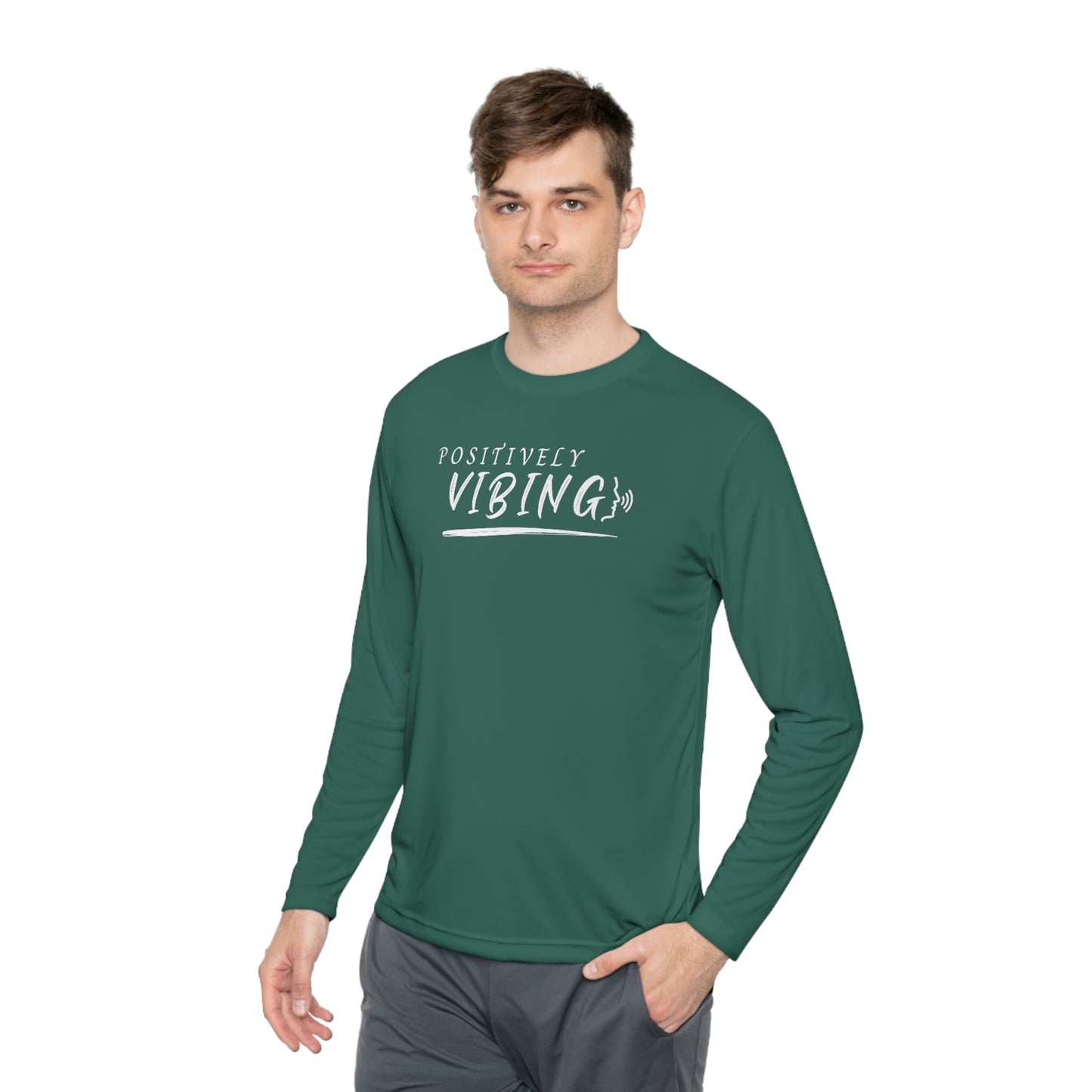 Vibe, Unisex Lightweight Long Sleeve Tee