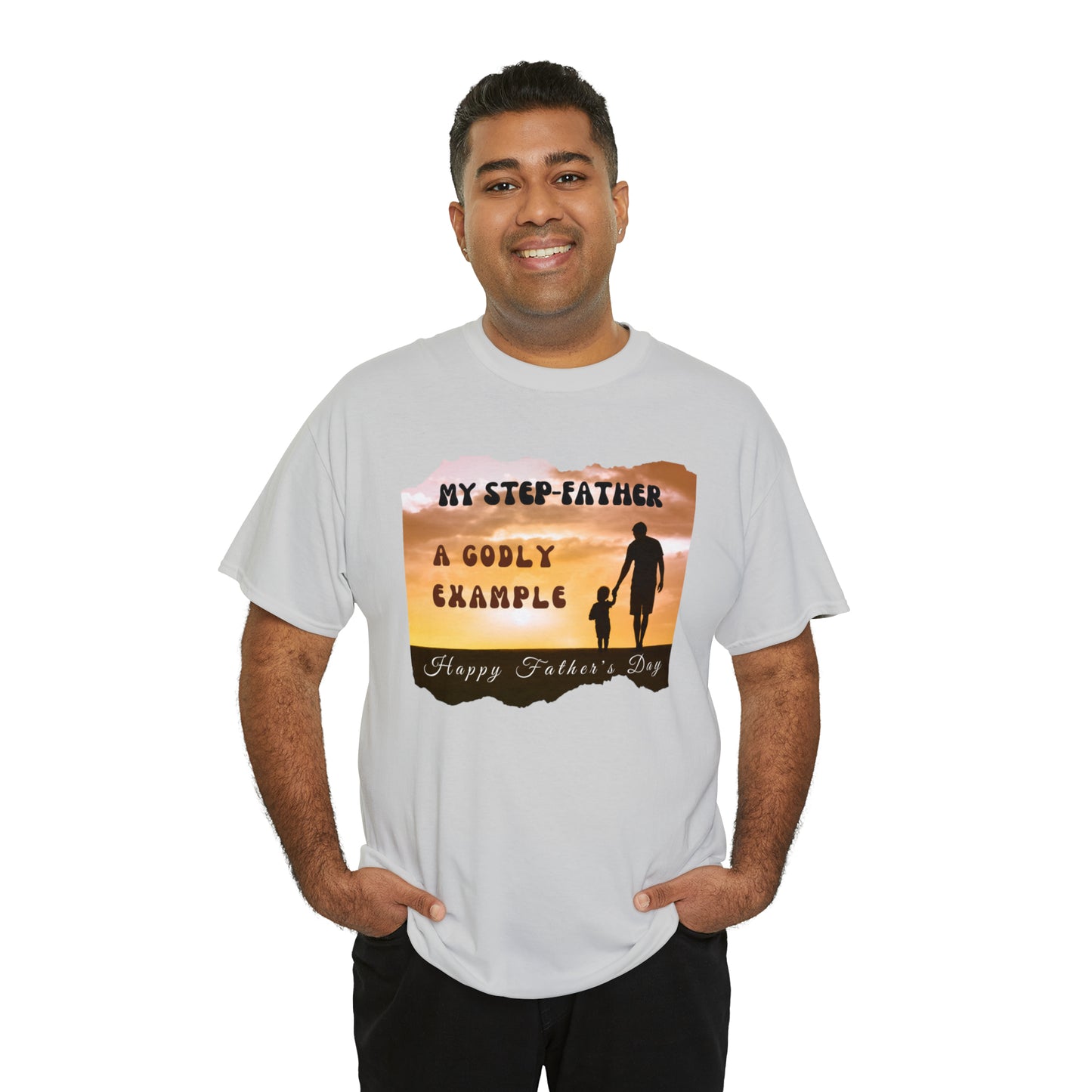 Exotic Print Father's Day Unisex Heavy Cotton Tee