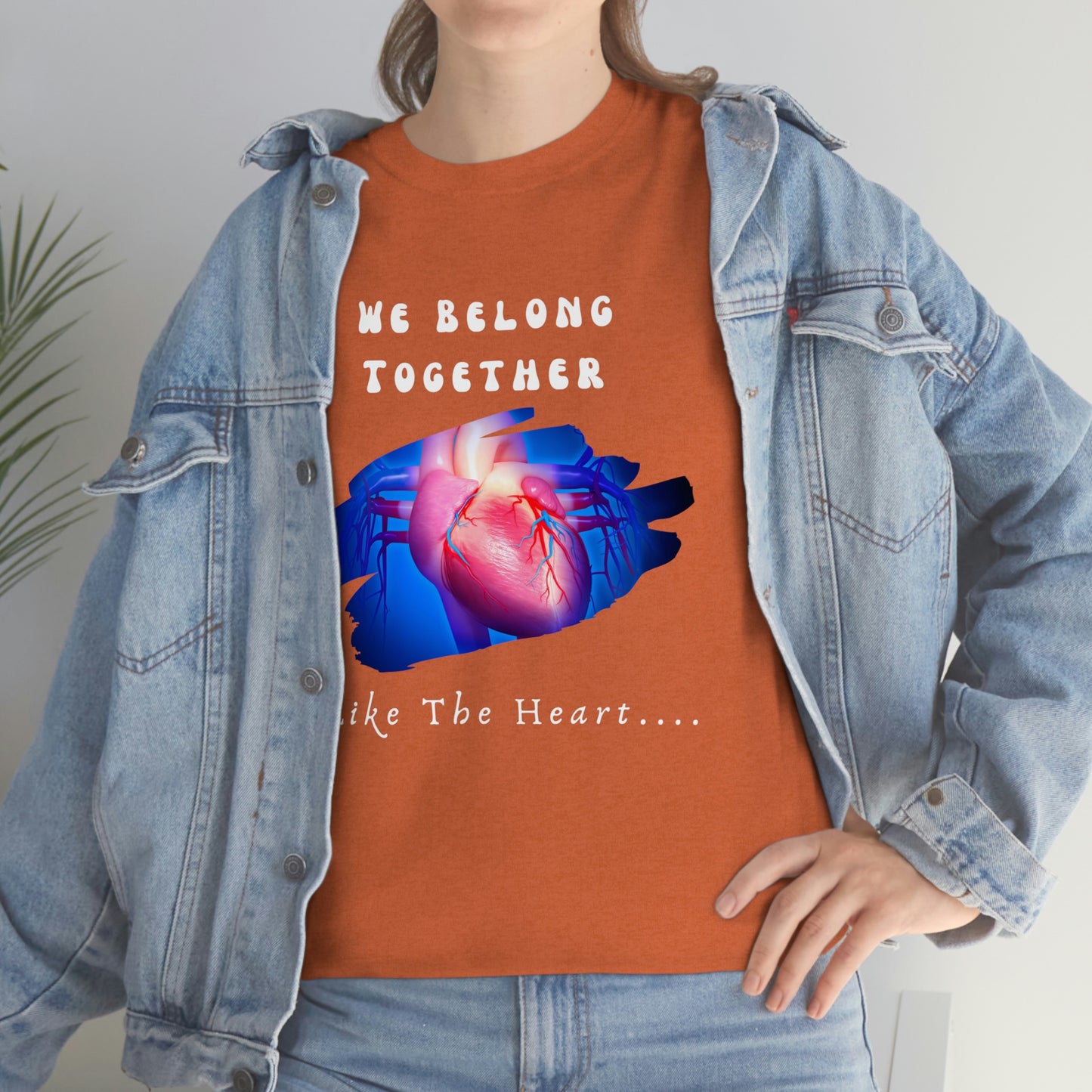 Stronger Together, Love, Unisex Heavy Cotton Tee