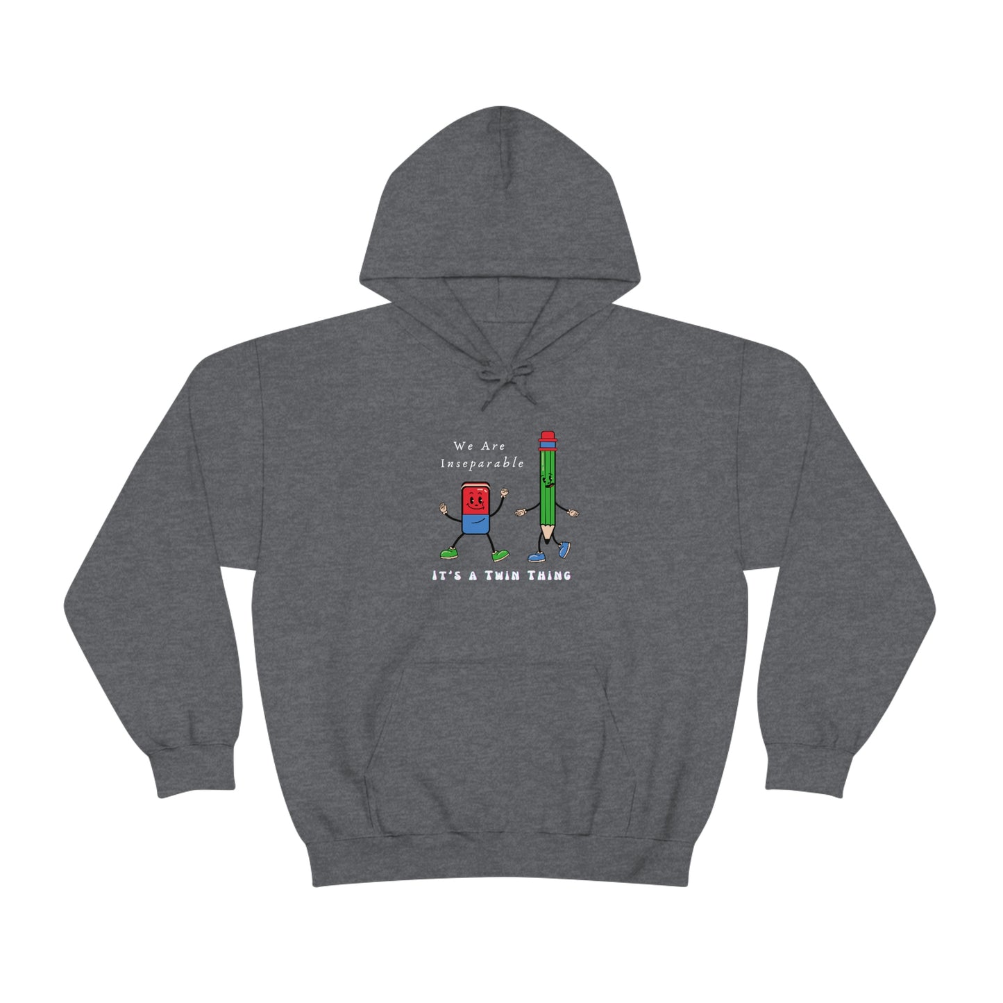 Twin, Unisex Heavy Blend™ Hooded Sweatshirt