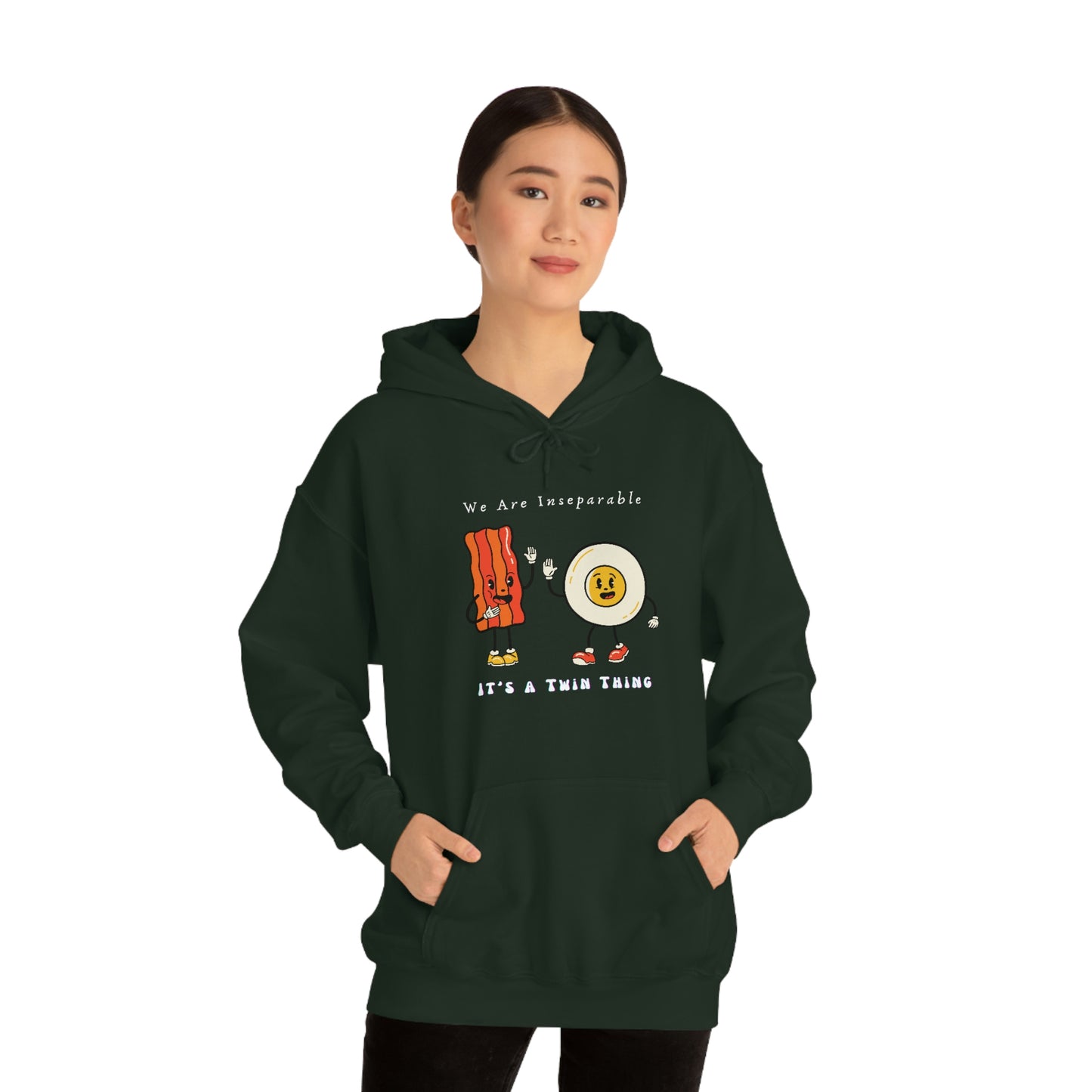 Twin, Unisex Heavy Blend™ Hooded Sweatshirt