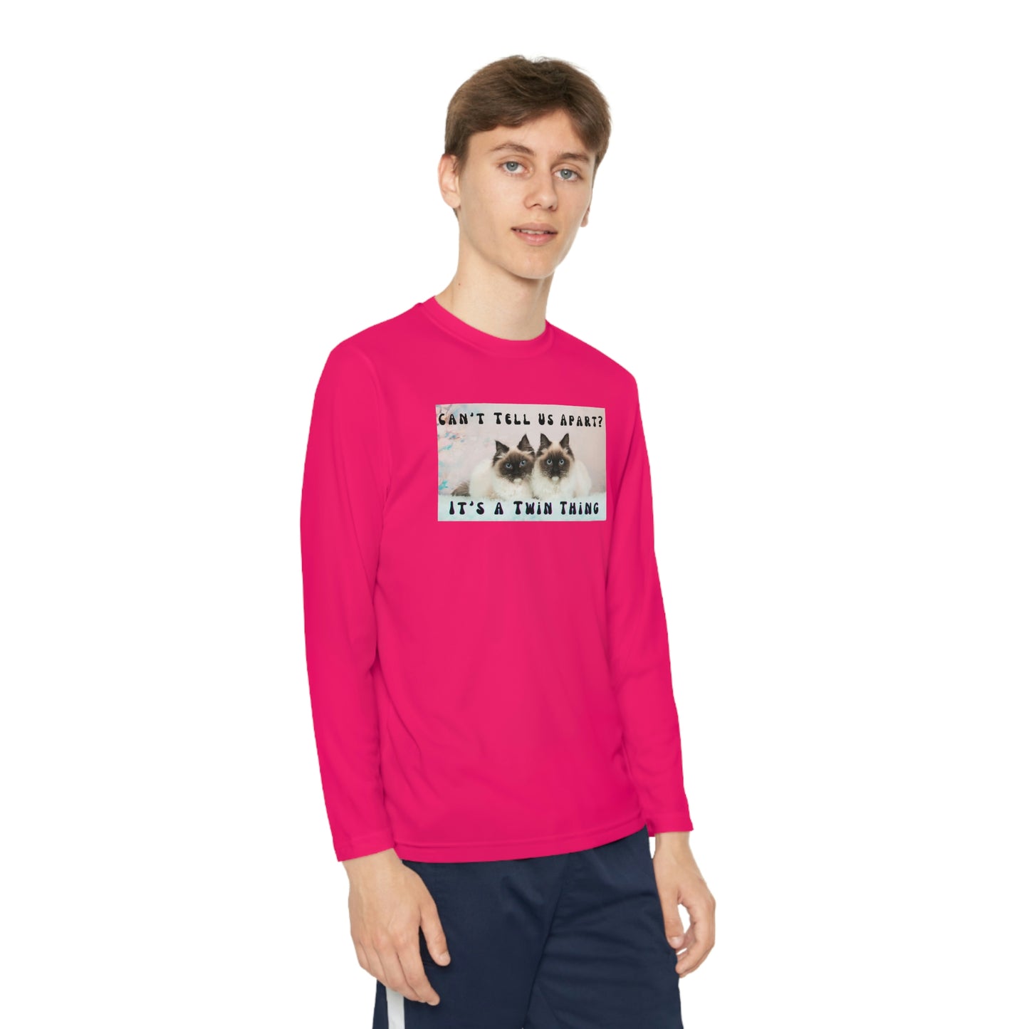 Twin, Youth Long Sleeve Competitor Tee