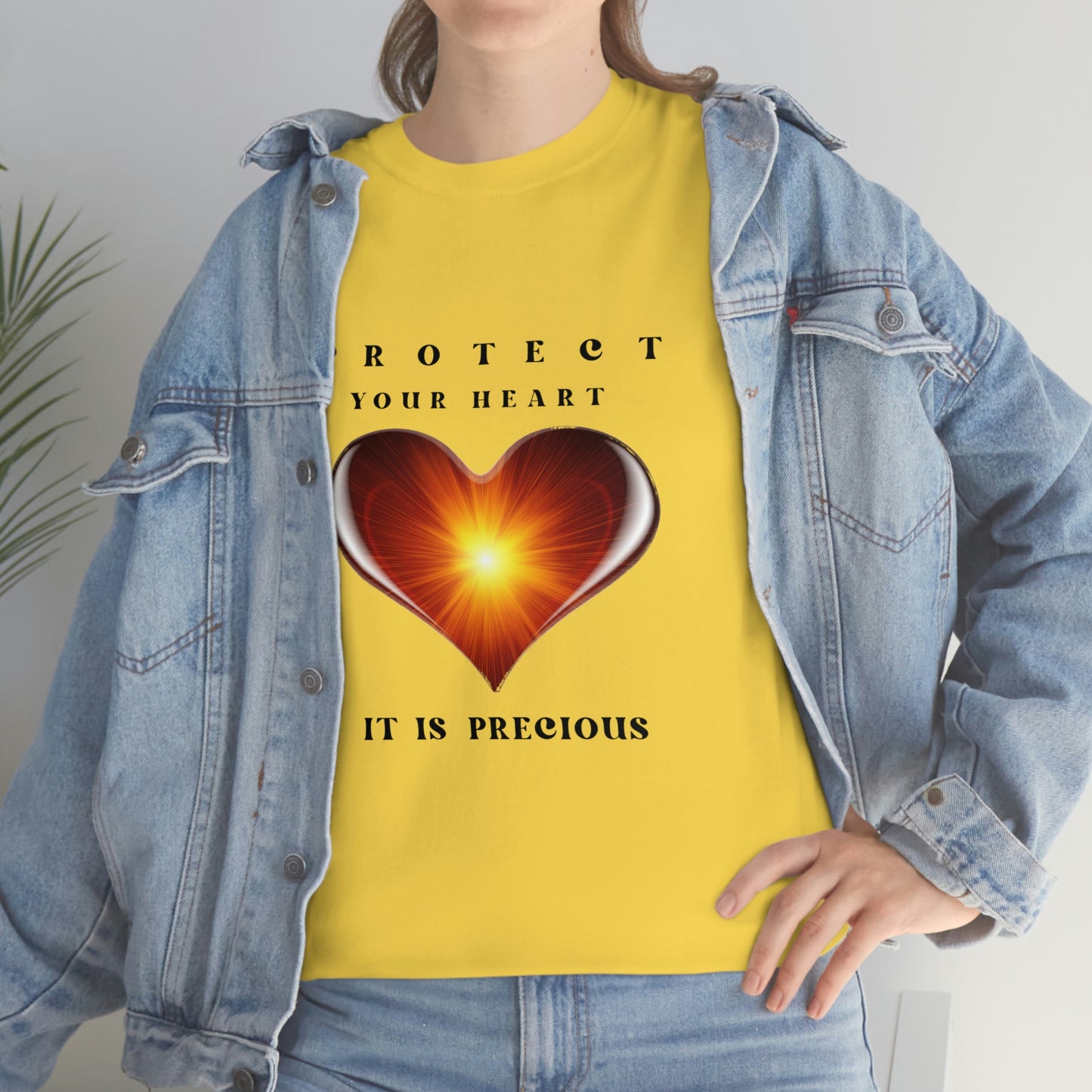 Protect Your Heart Unisex Heavy Cotton Tee