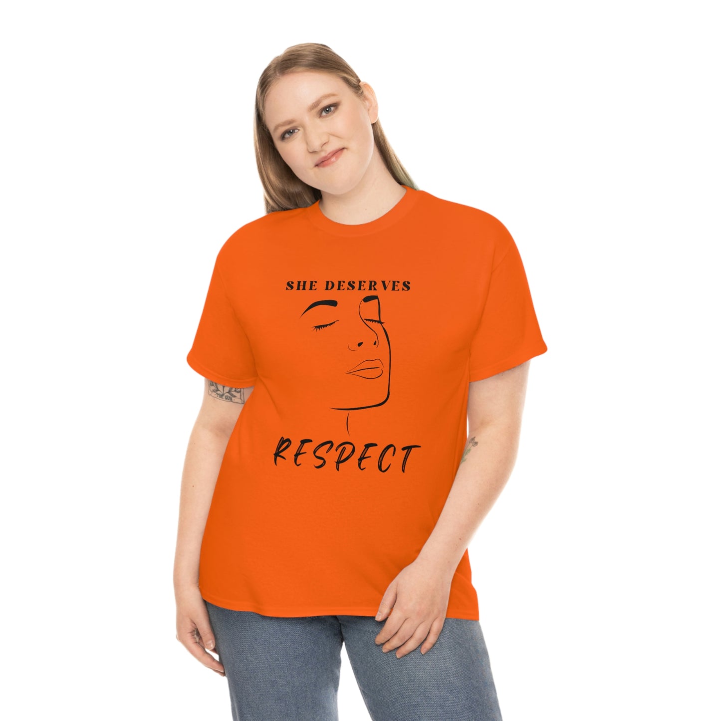 Respect Unisex Heavy Cotton Tee