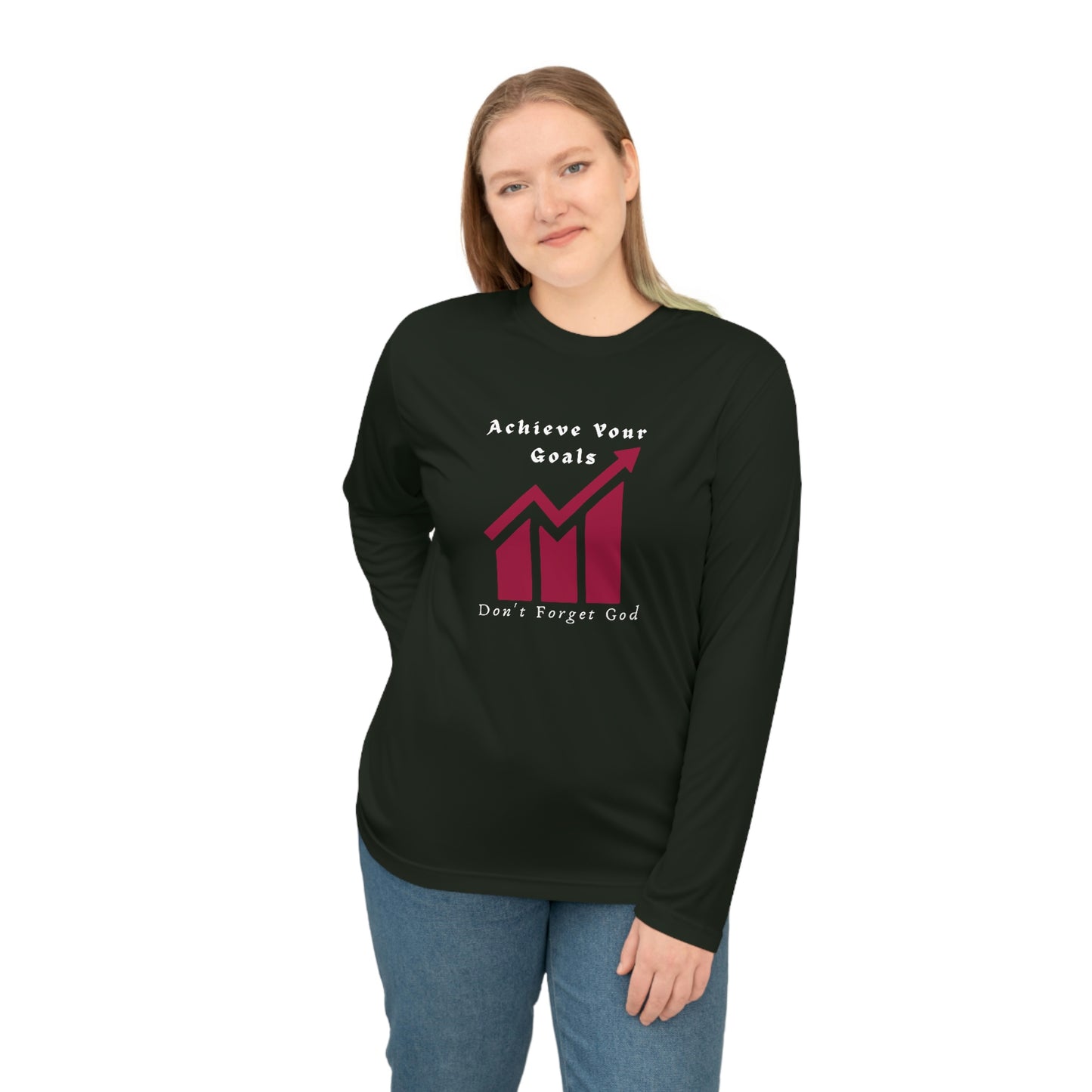 Make It Happen, Unisex Performance Long Sleeve Shirt