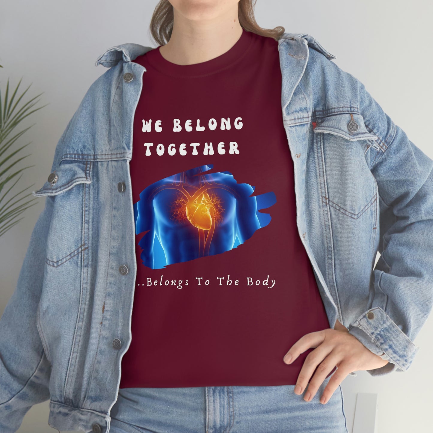 Stronger Together, Love, Unisex Heavy Cotton Tee