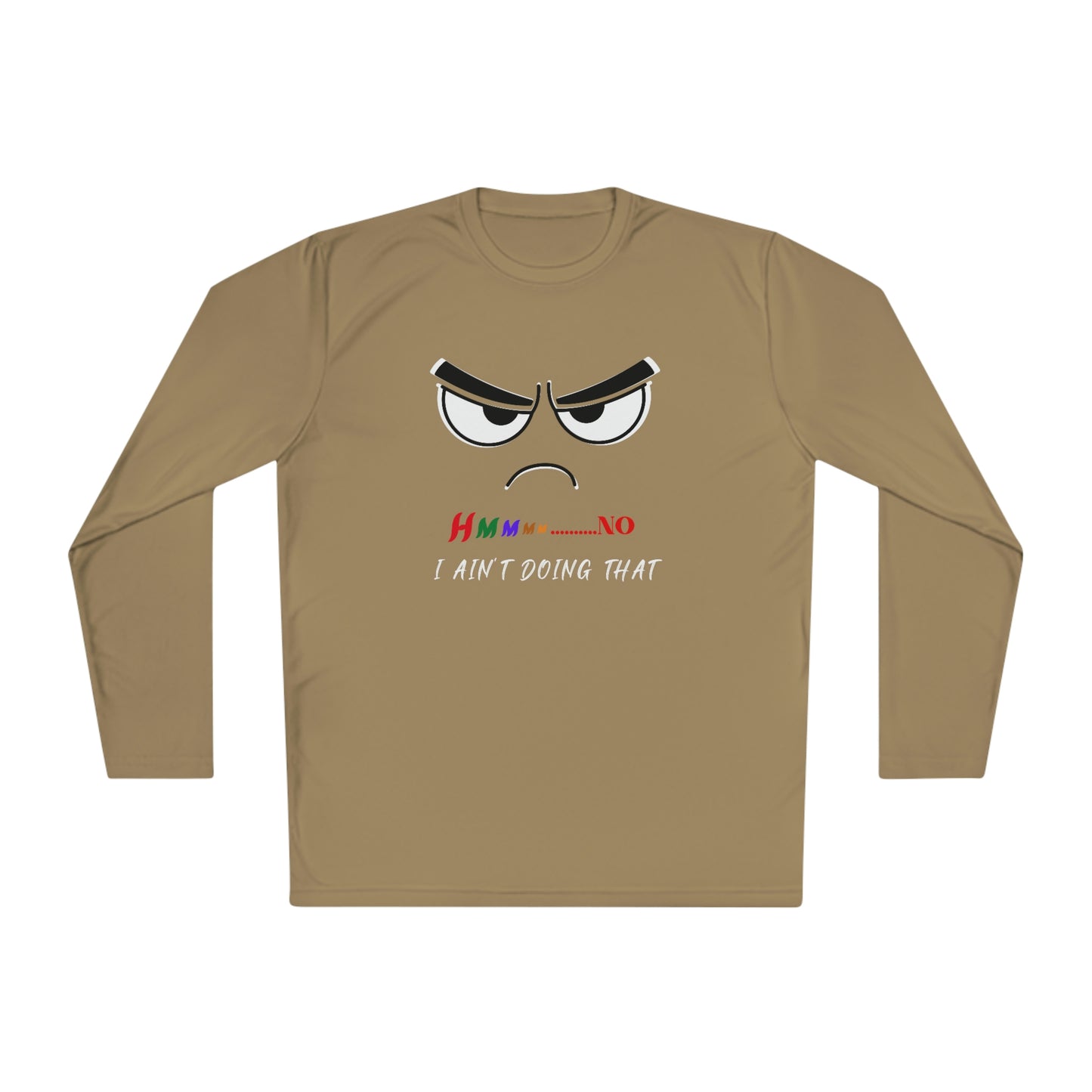 Hmmm, Unisex Lightweight Long Sleeve Tee