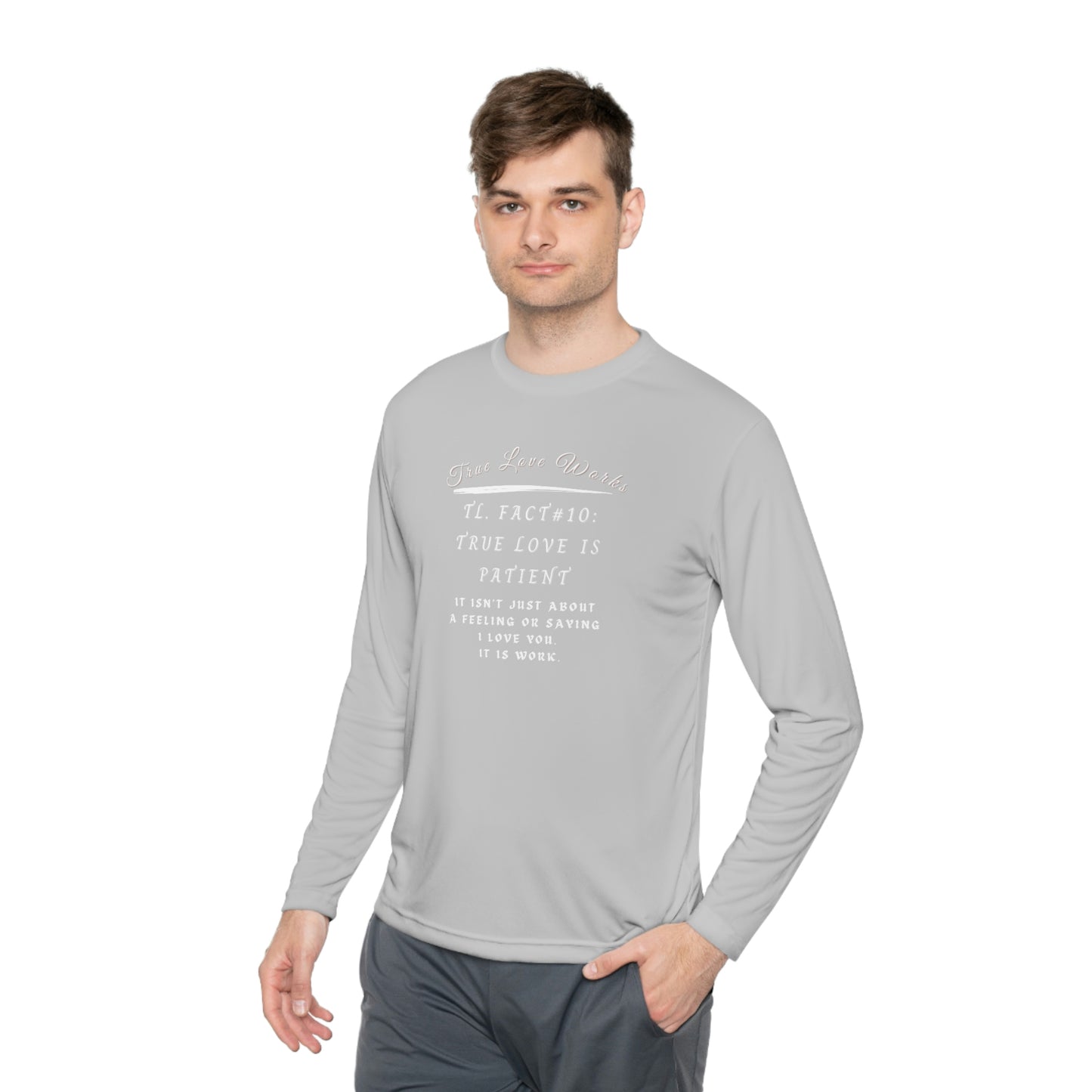 True Love, Unisex Lightweight Long Sleeve Tee