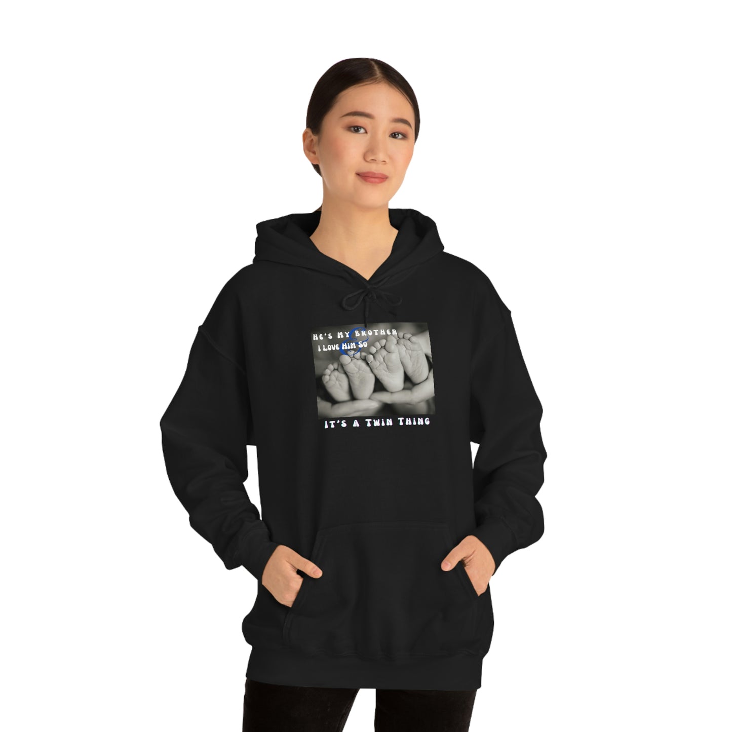 Twin, Unisex Heavy Blend™ Hooded Sweatshirt