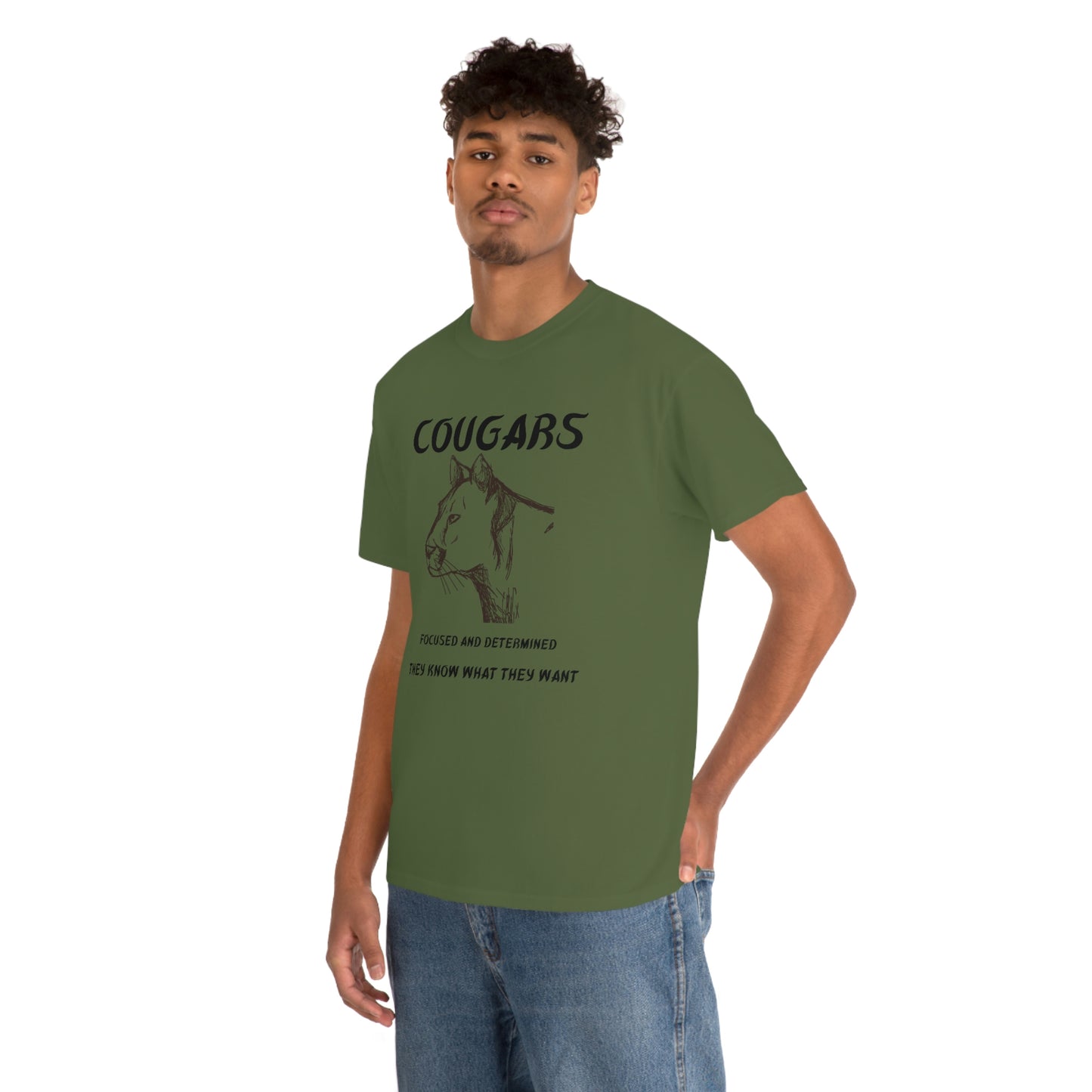 Cougars Unisex Heavy Cotton Tee