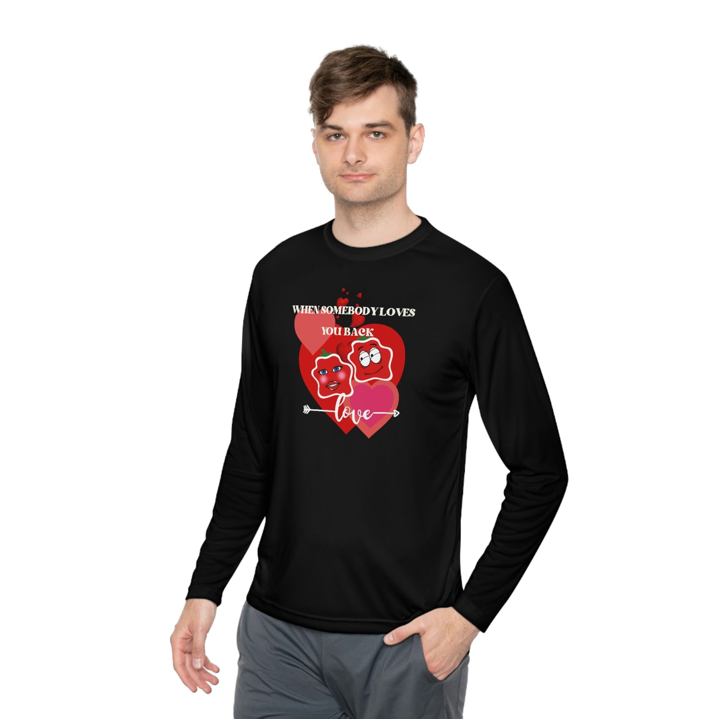 Smile Unisex Lightweight Long Sleeve Tee