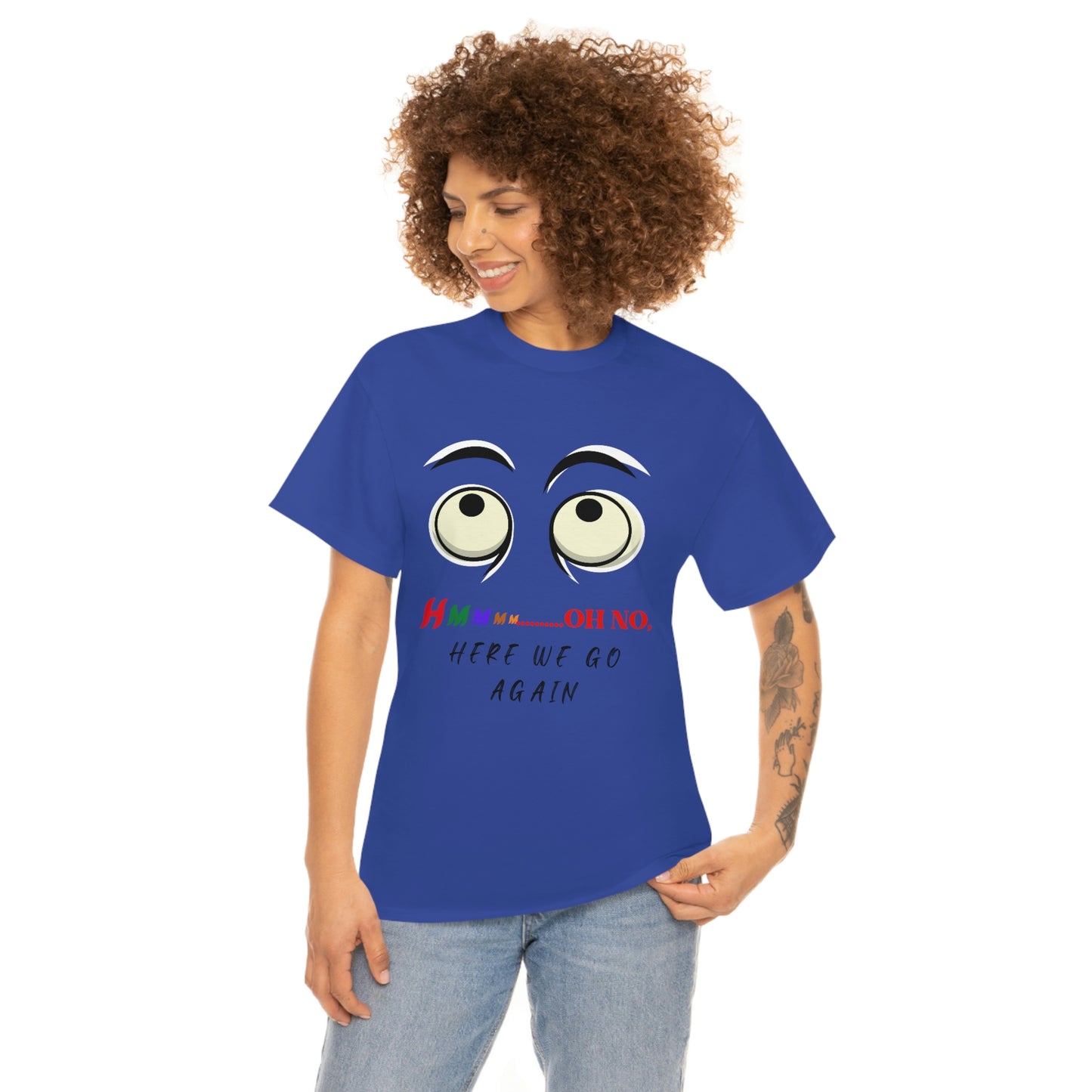 Hmmm, Unisex Heavy Cotton Tee