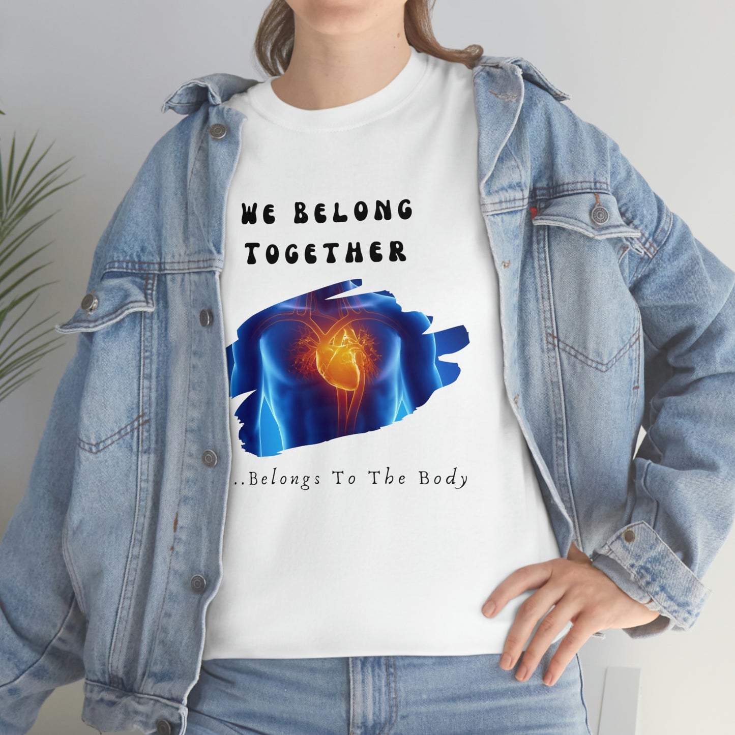 Stronger Together, Love, Unisex Heavy Cotton Tee