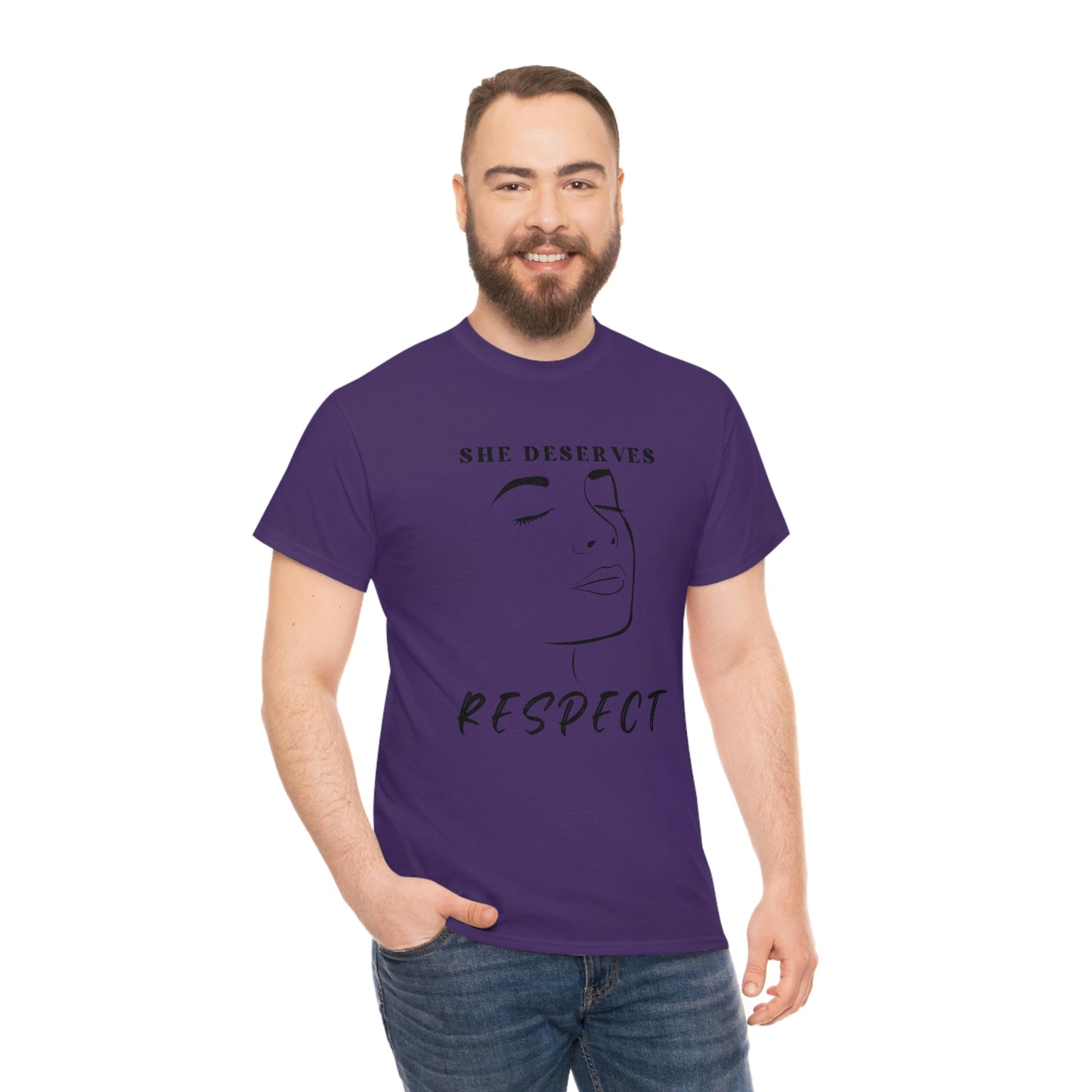 Respect Unisex Heavy Cotton Tee