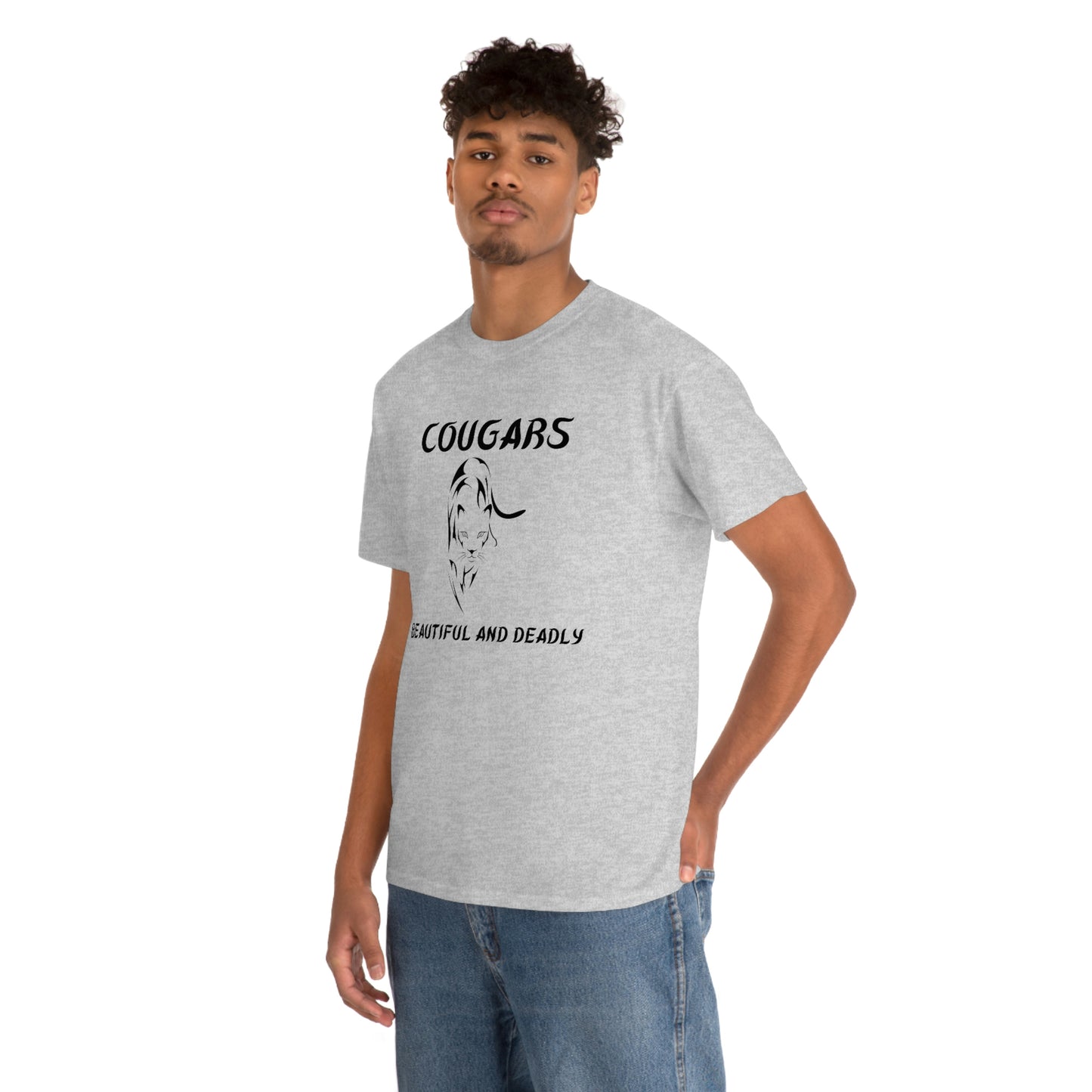 Cougars Unisex Heavy Cotton Tee