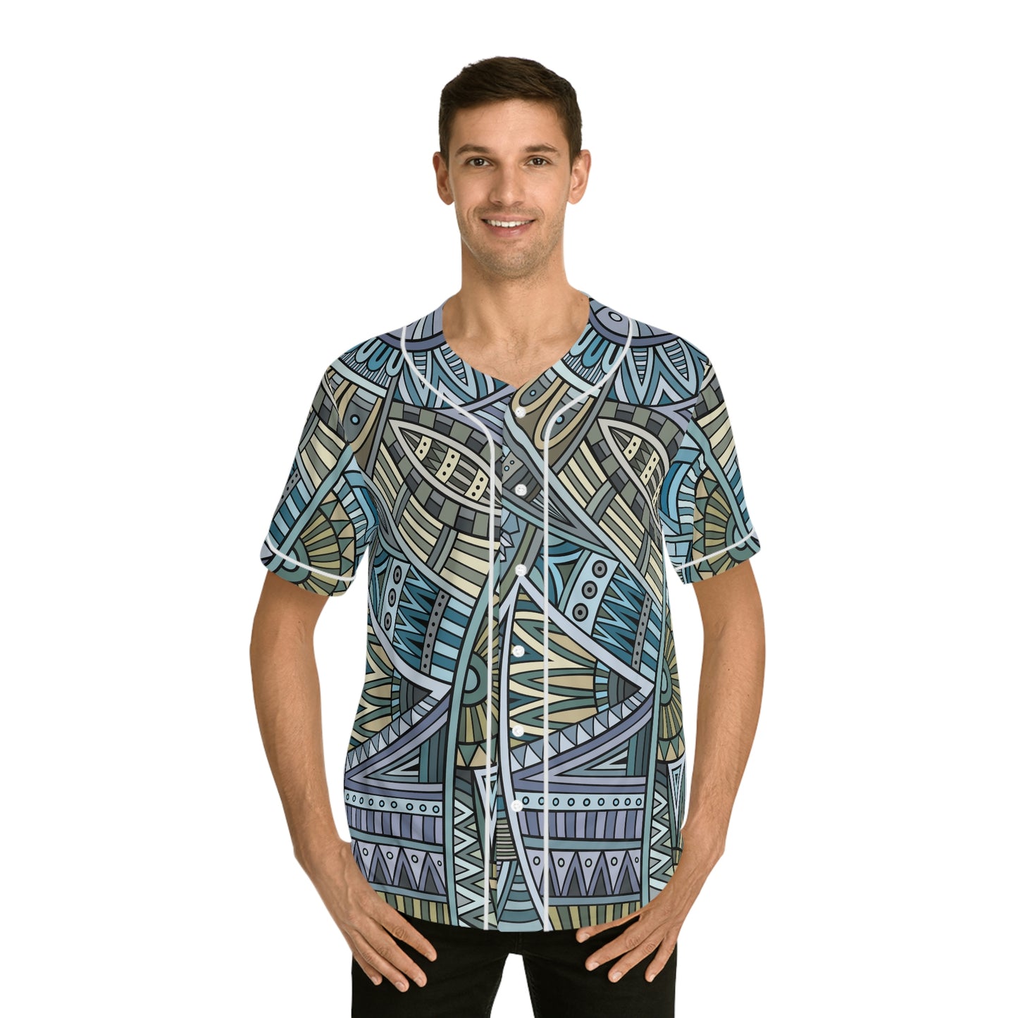 Exotic Print Baseball Jersey