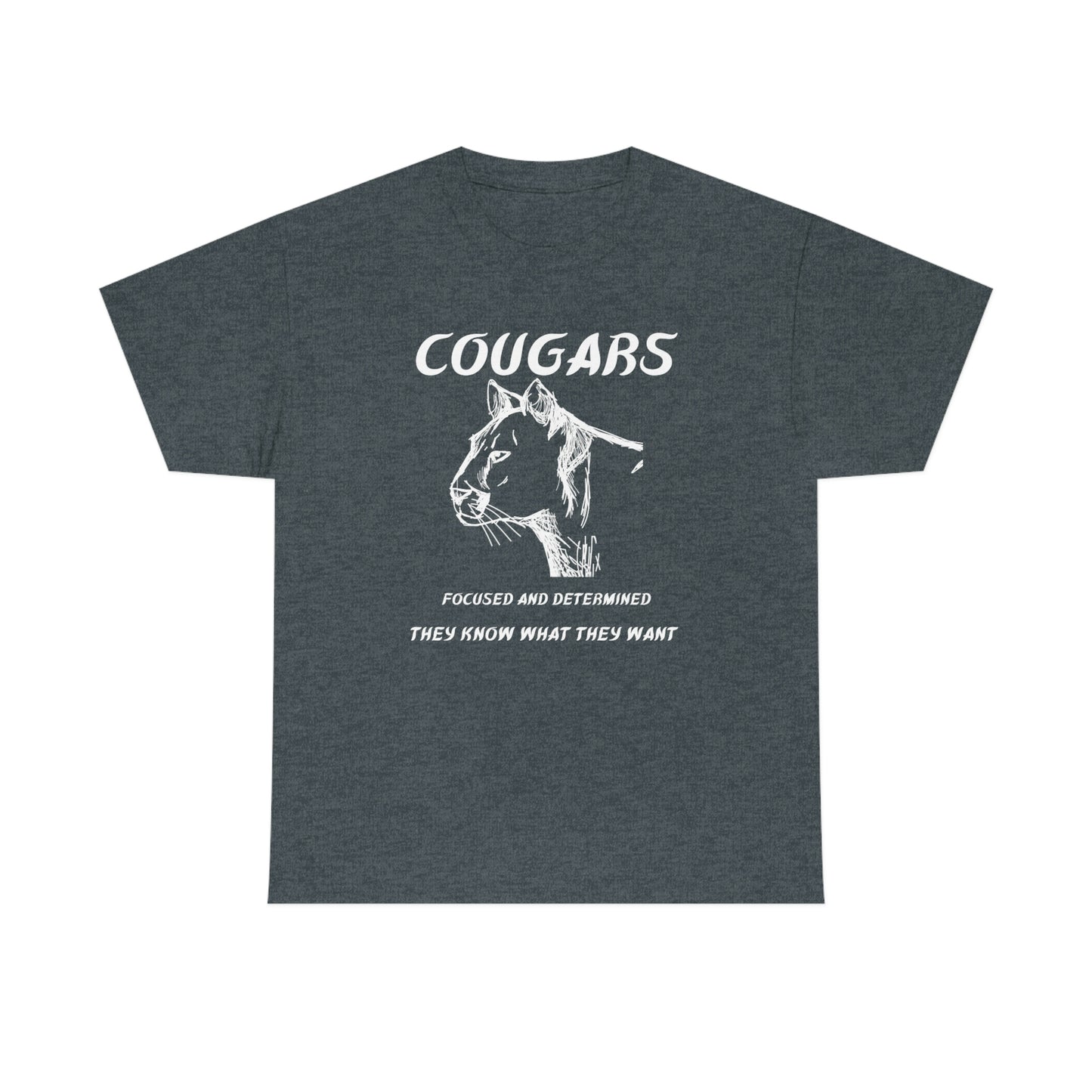 Cougars Unisex Heavy Cotton Tee