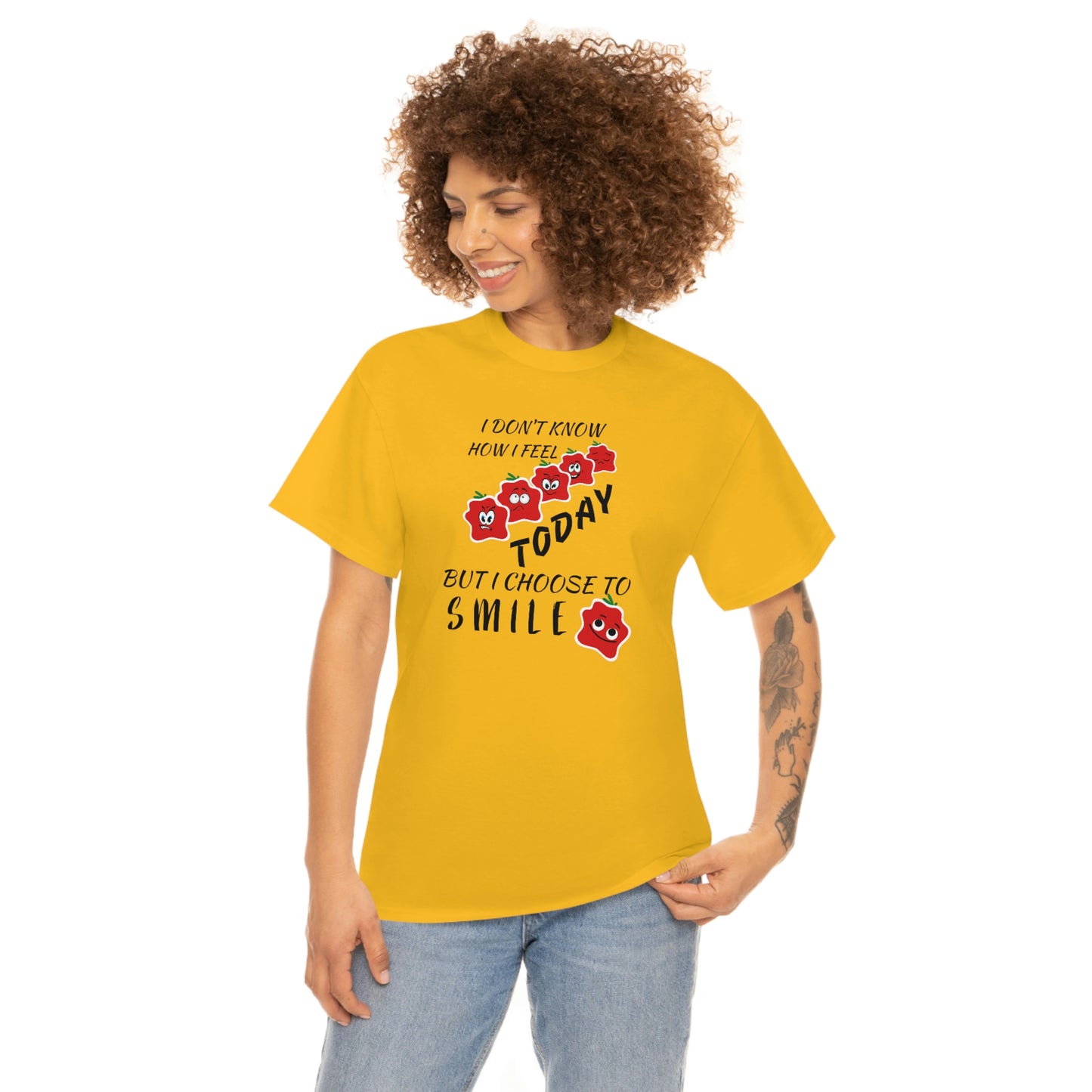 Smile Unisex Heavy Cotton Tee