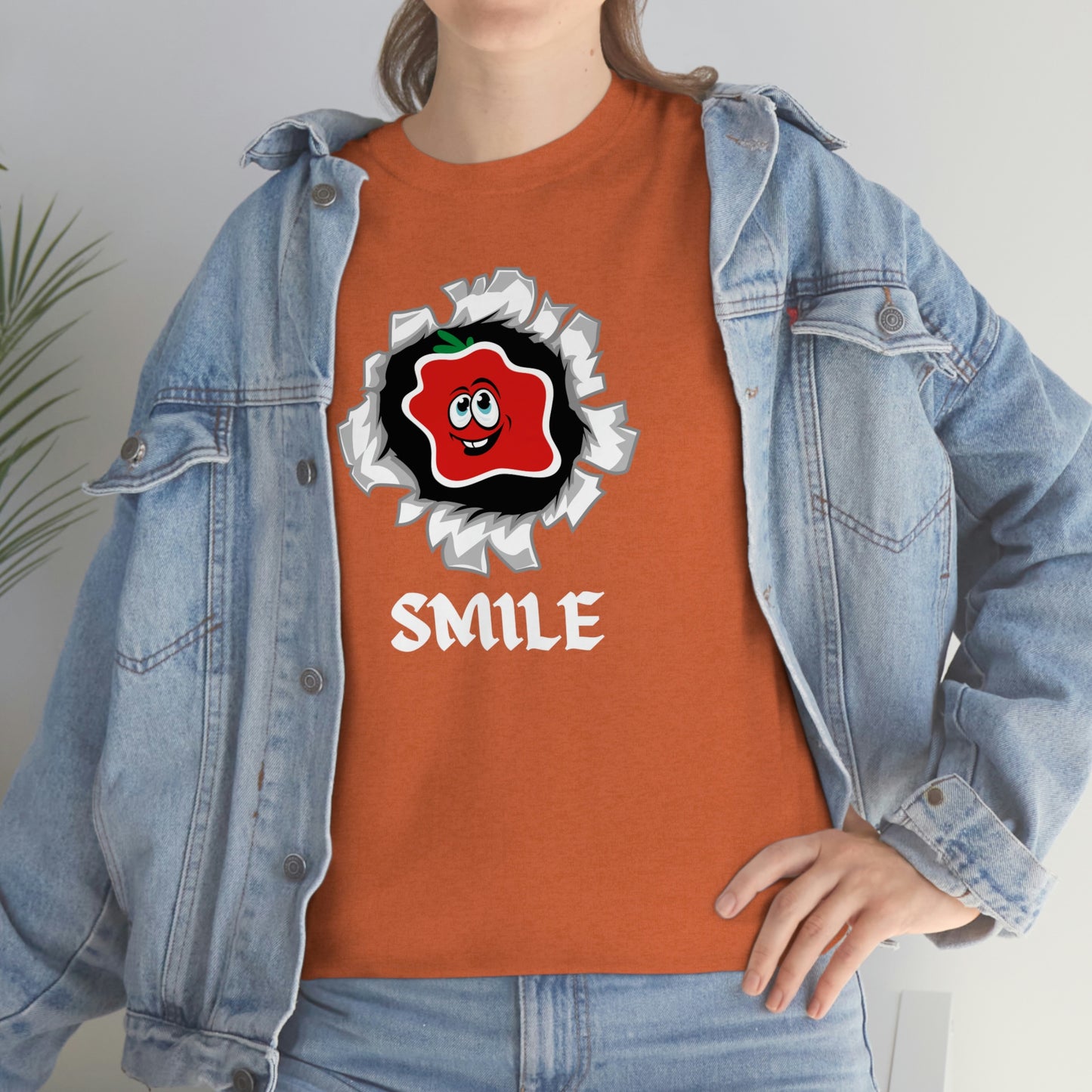 Smile Unisex Heavy Cotton Tee