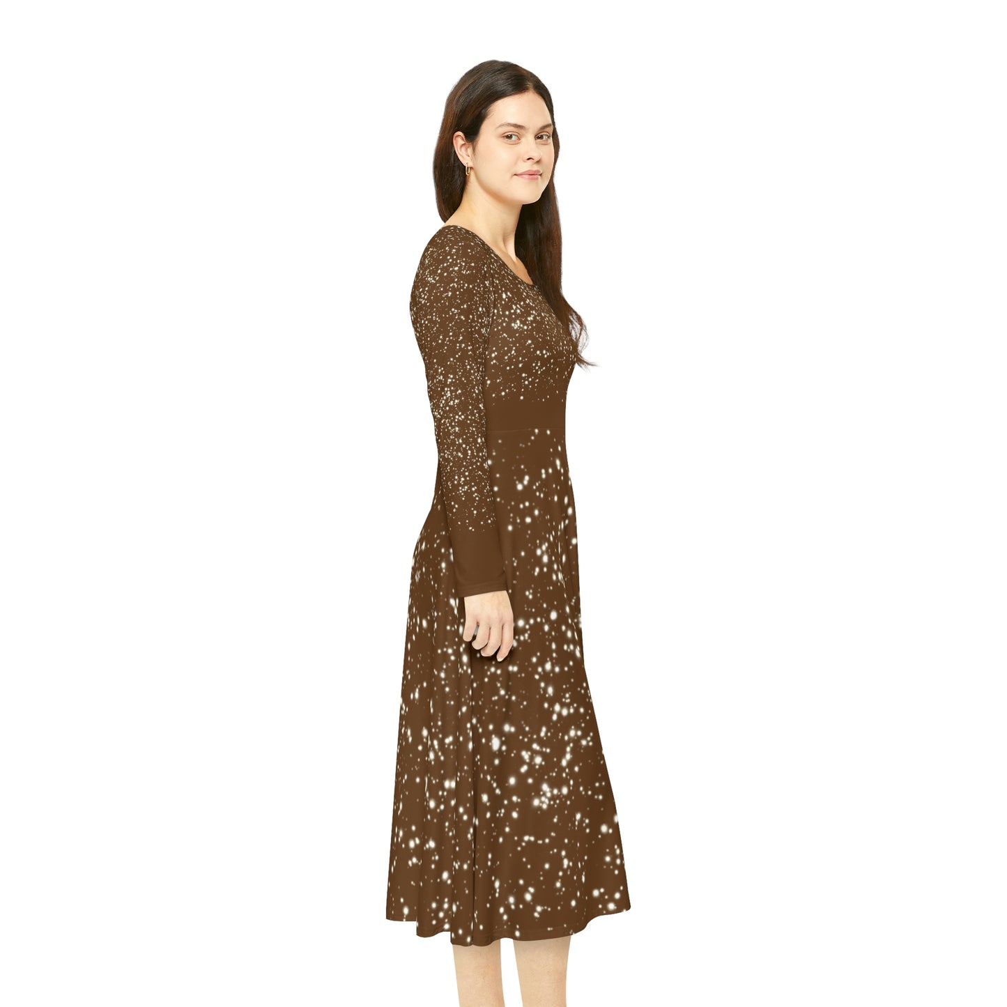 Women's Long Sleeve Dance Dress