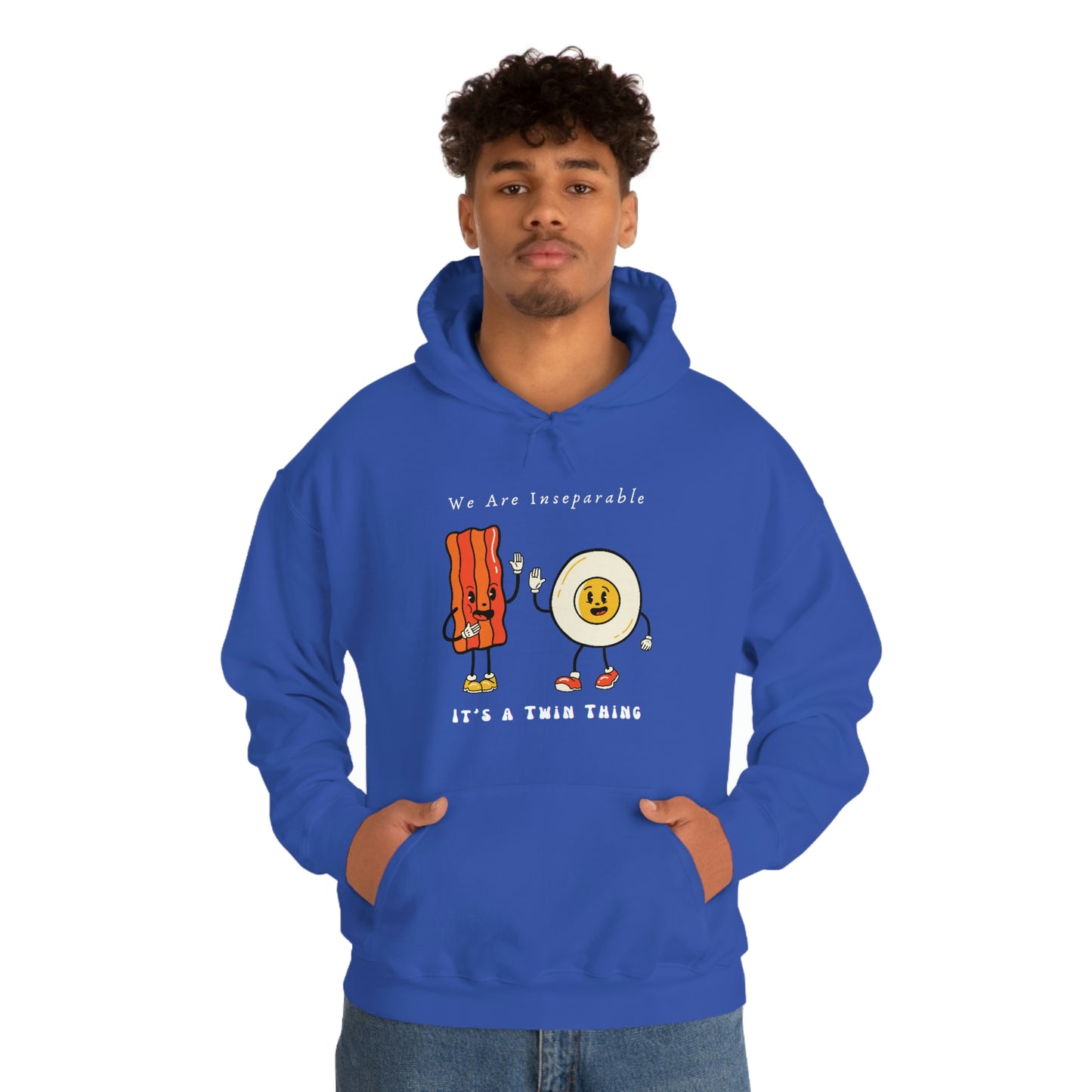 Twin, Unisex Heavy Blend™ Hooded Sweatshirt