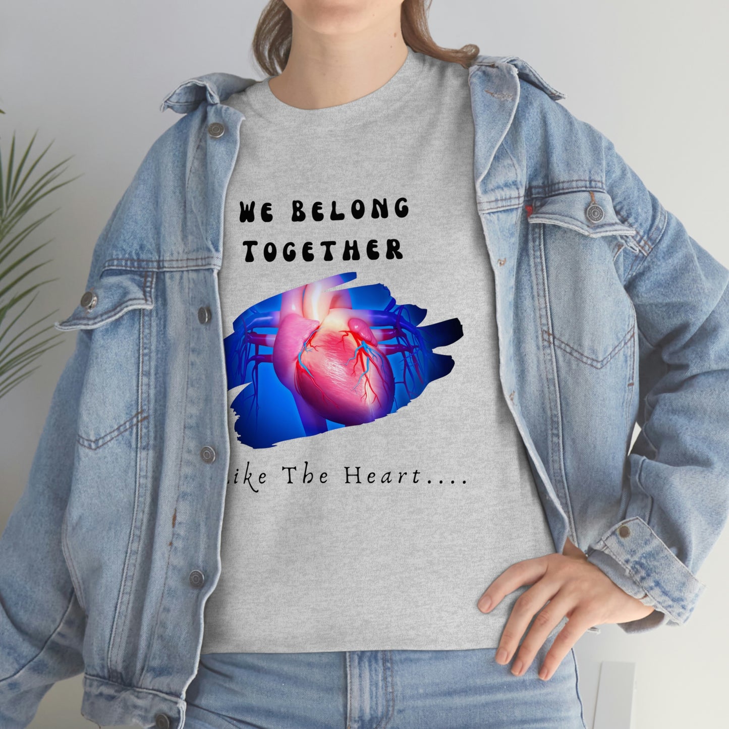 Stronger Together, Love, Unisex Heavy Cotton Tee