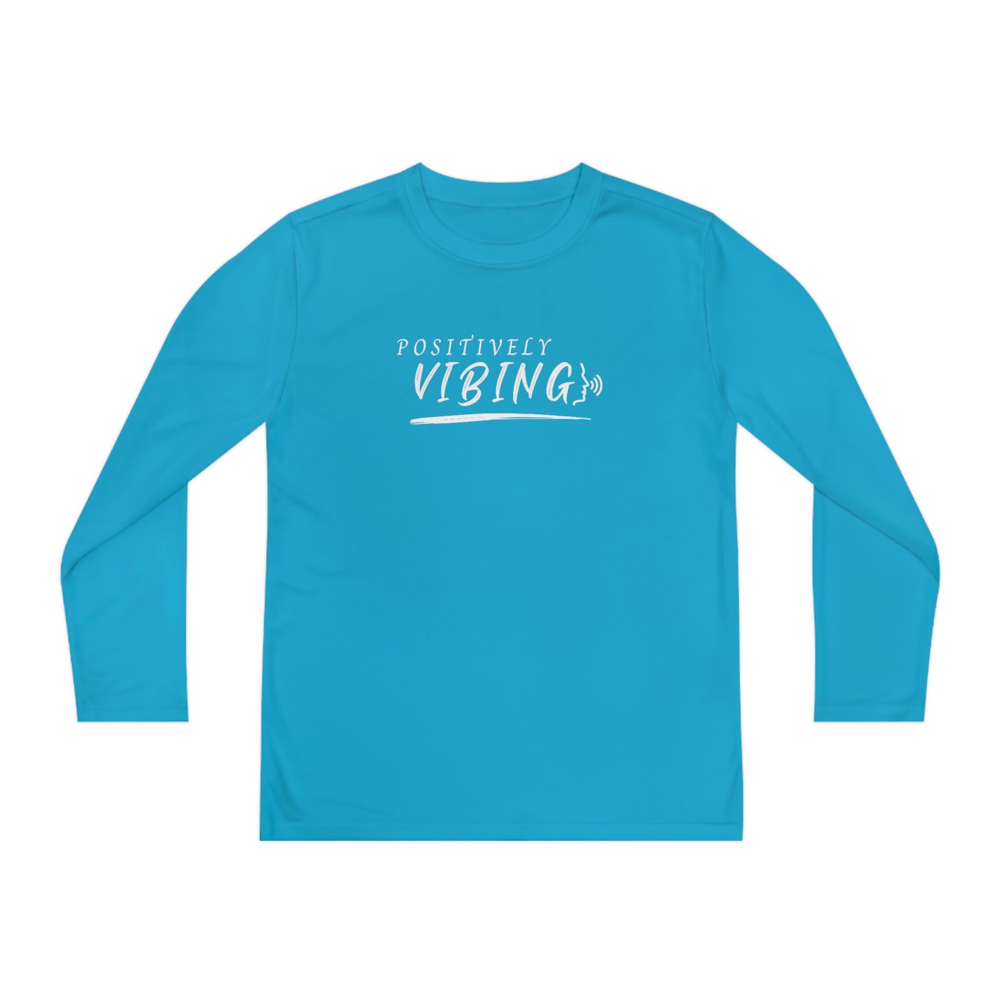 Vibes, Youth Long Sleeve Competitor Tee