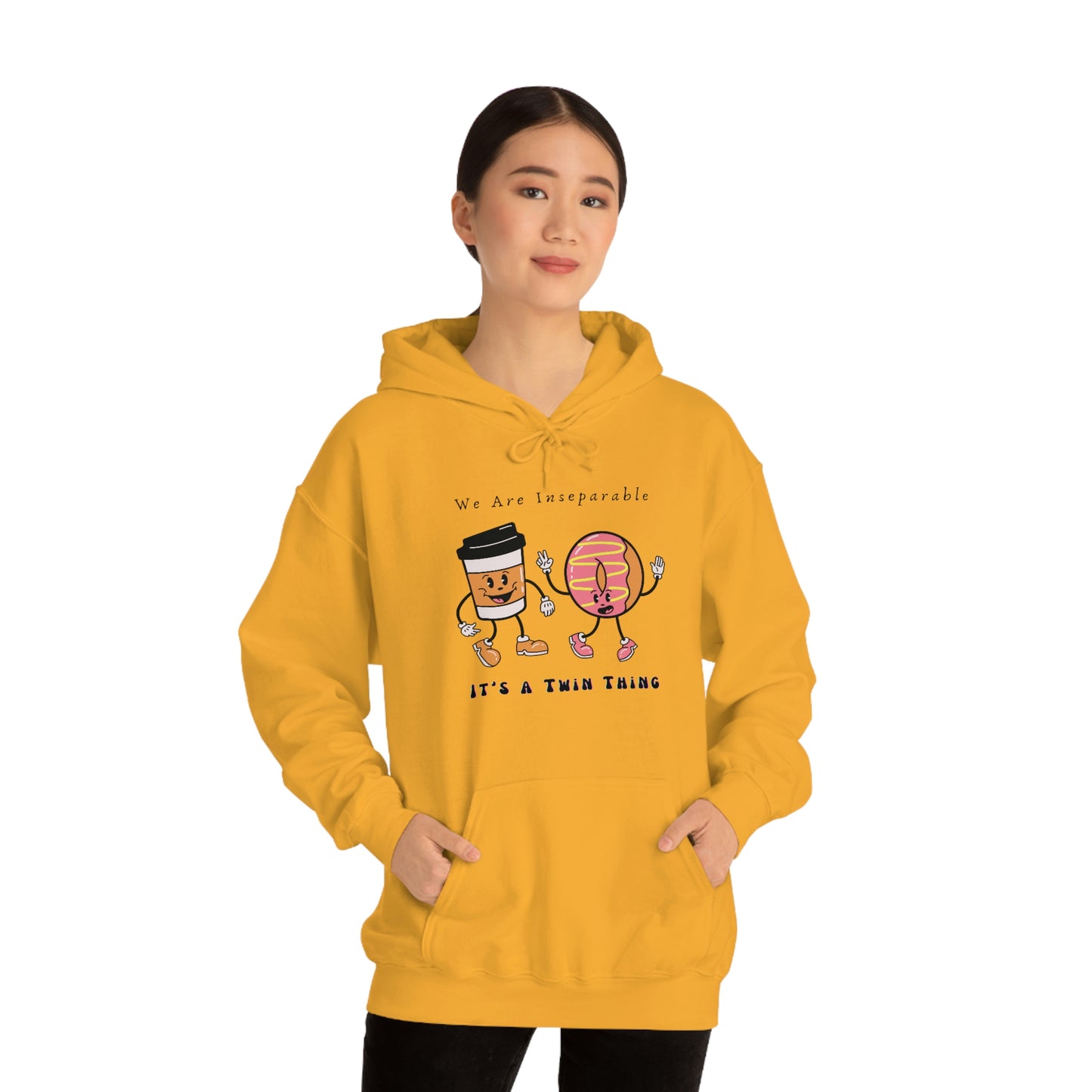 Twin, Unisex Heavy Blend™ Hooded Sweatshirt