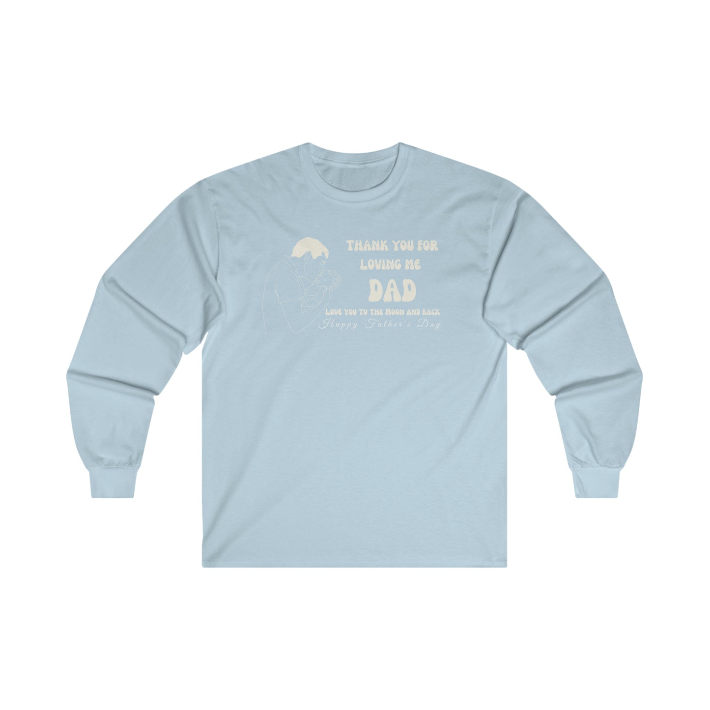 Exotic Print Father's Day Ultra Cotton Long Sleeve Tee