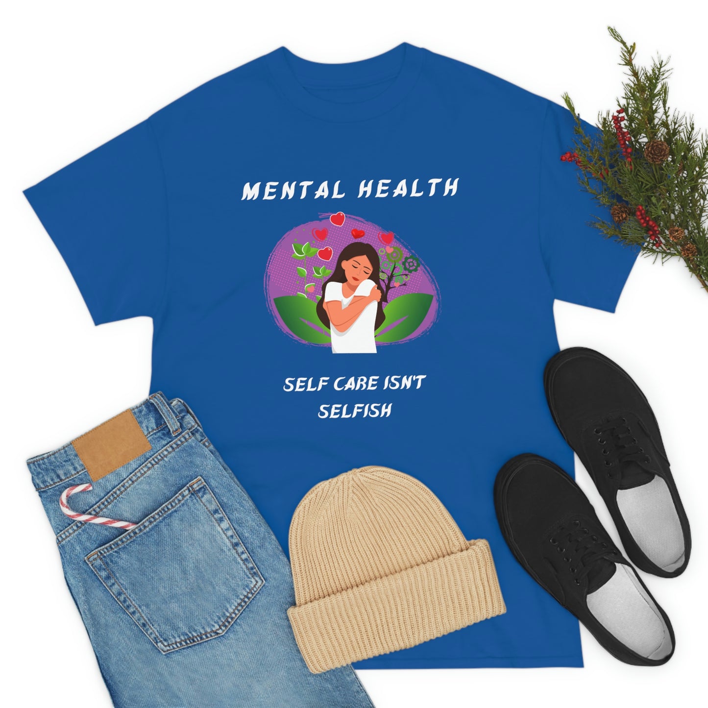 Mental Health Unisex Heavy Cotton Tee