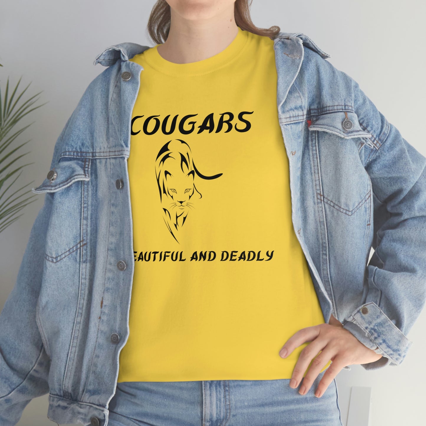 Cougars Unisex Heavy Cotton Tee