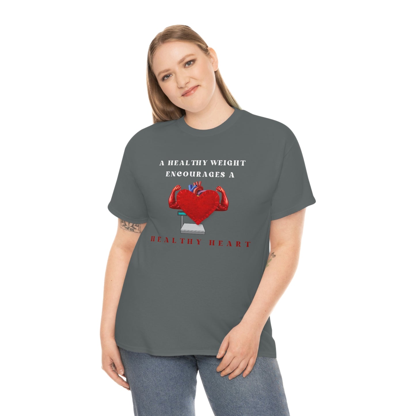 Healthy Heart Unisex Heavy Cotton Tee