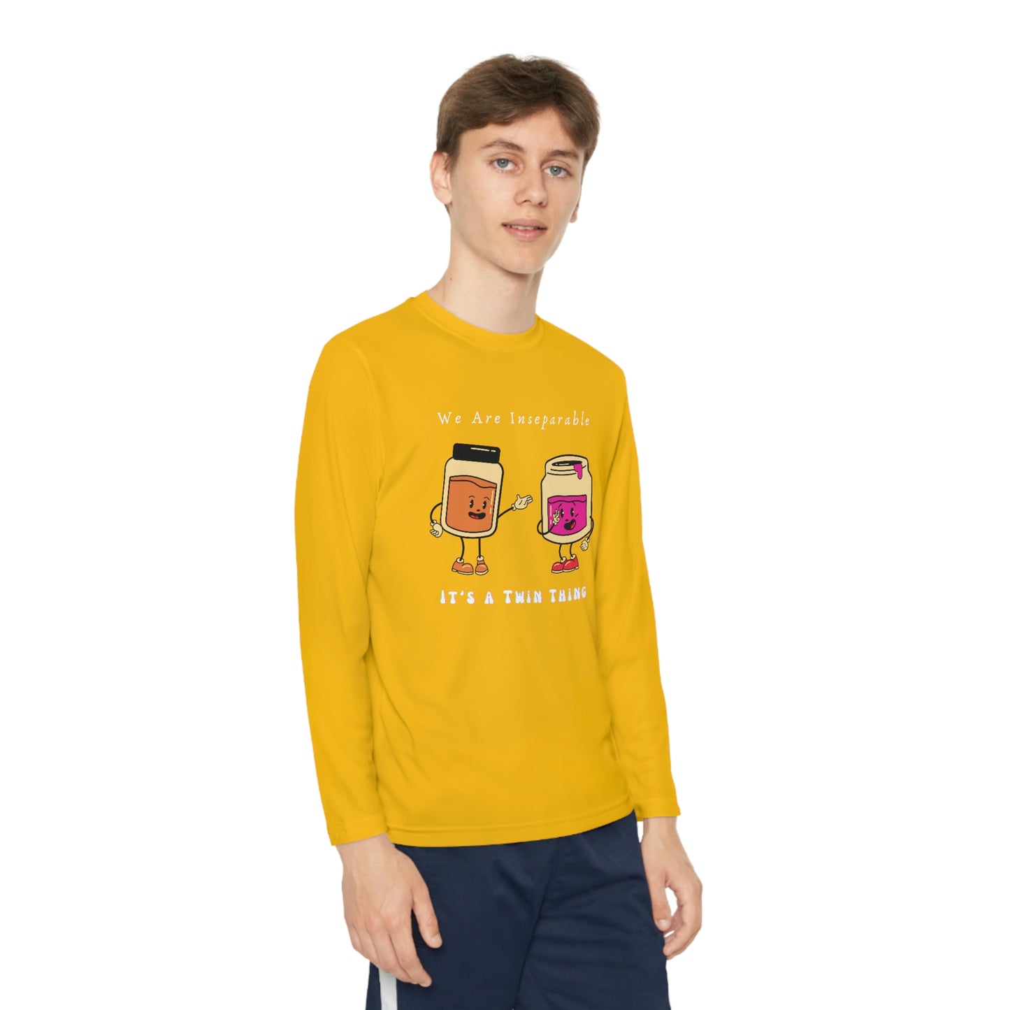 Twin, Youth Long Sleeve Competitor Tee