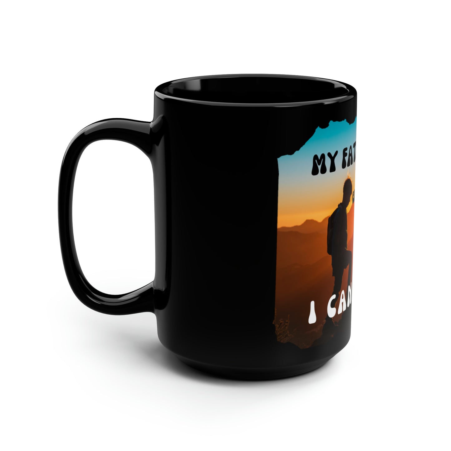 Father Black Mug, 15oz