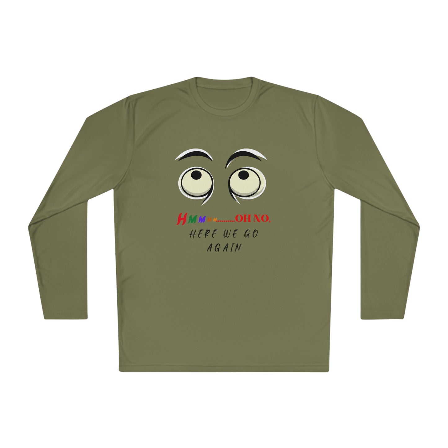 Hmmm, Unisex Lightweight Long Sleeve Tee