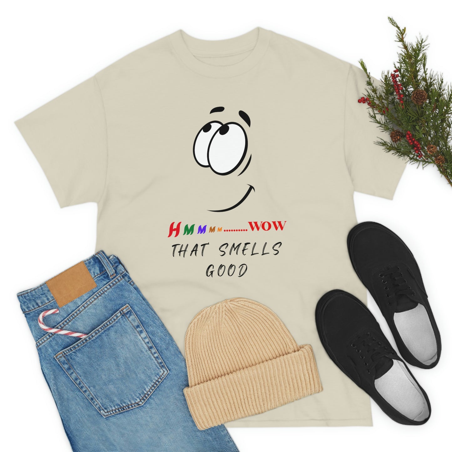 Hmmm... Wow, That Smells Good Unisex Heavy Cotton Tee