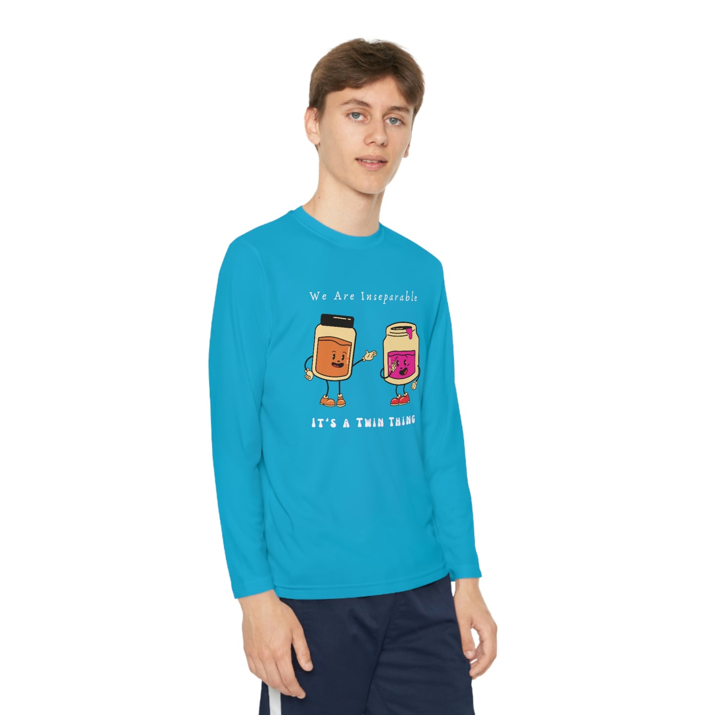 Twin, Youth Long Sleeve Competitor Tee