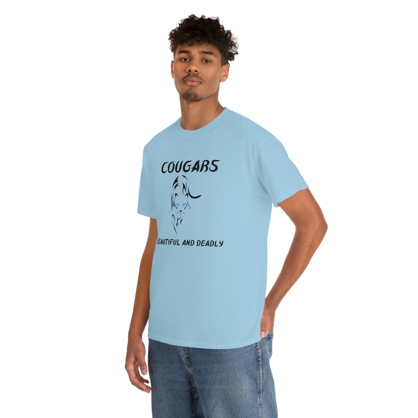 Cougars Unisex Heavy Cotton Tee