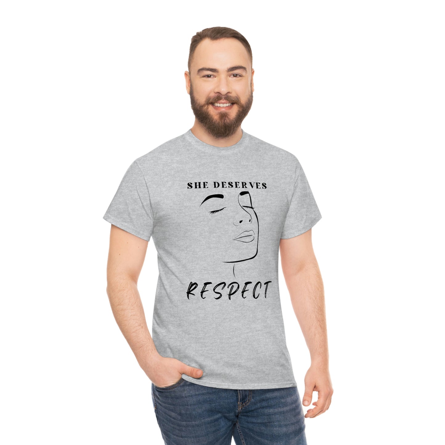 Respect Unisex Heavy Cotton Tee