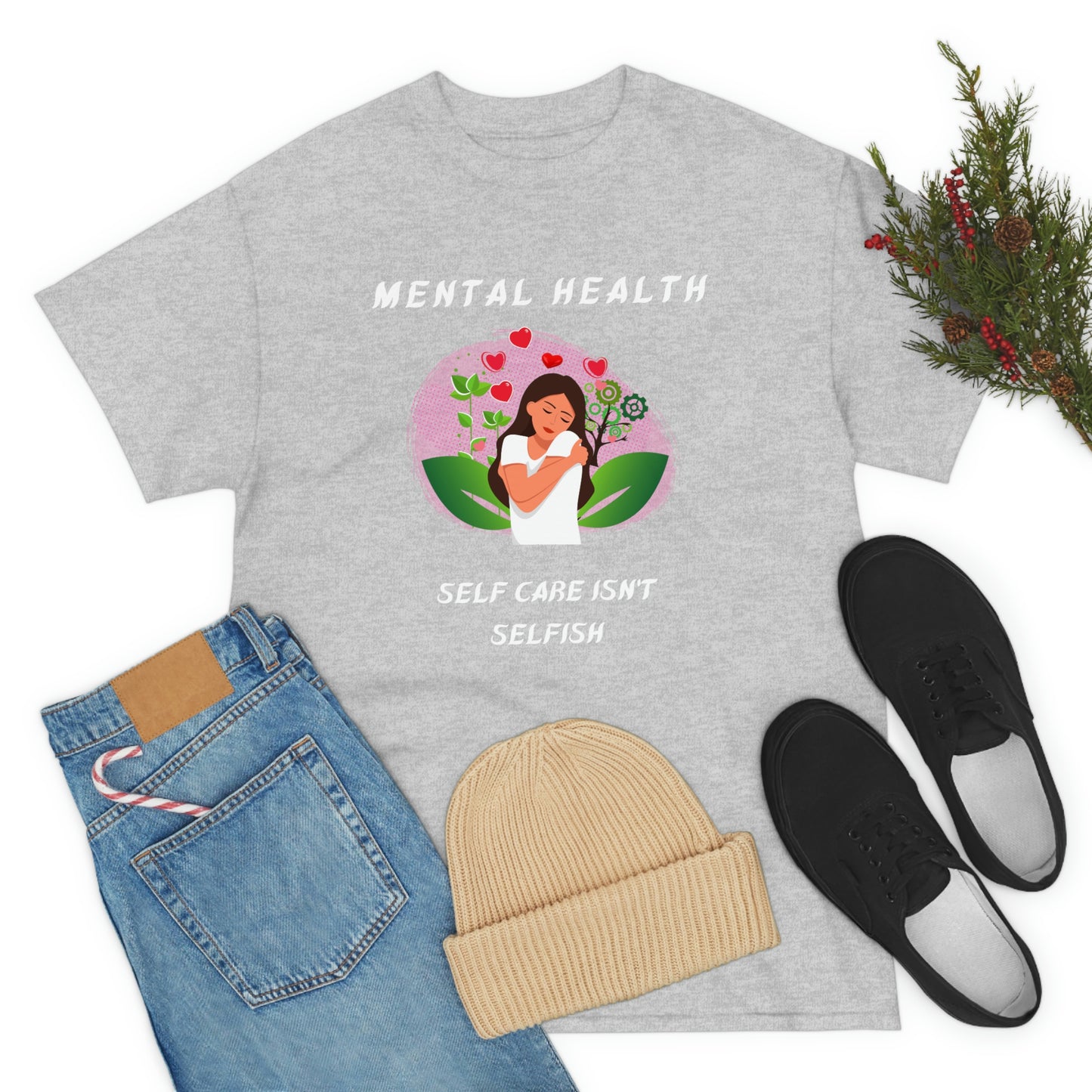 Mental Health Unisex Heavy Cotton Tee