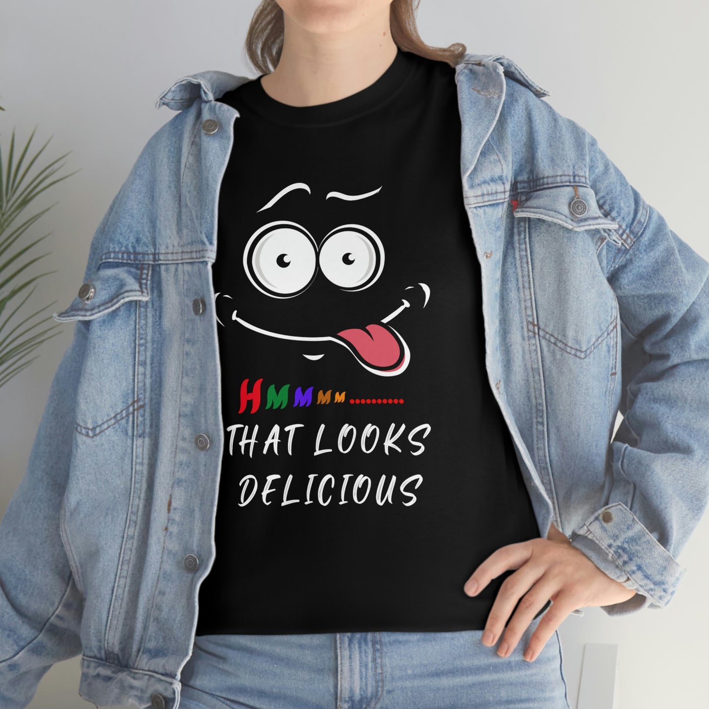 Hmmm, Funny, Unisex Heavy Cotton Tee