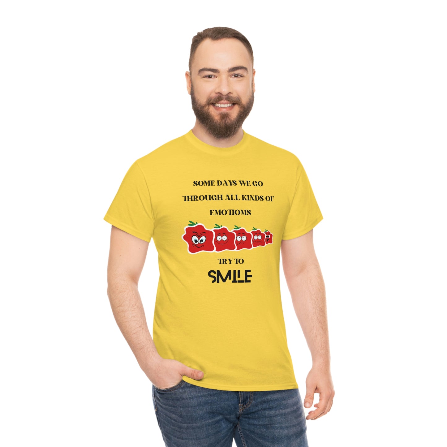 Smile Unisex Heavy Cotton Tee