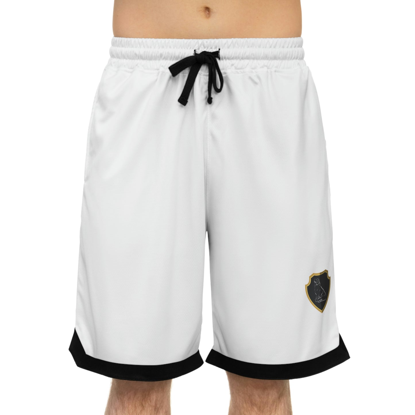 Dog Emblem Basketball Rib Shorts (AOP)