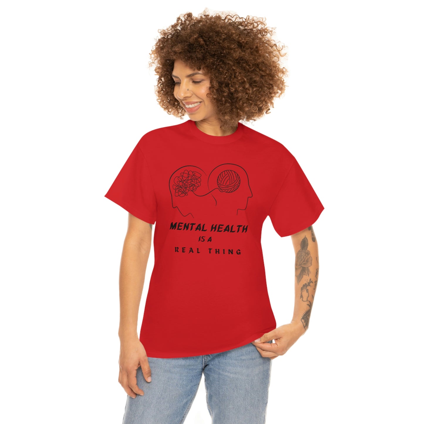 Mental Health Unisex Heavy Cotton Tee