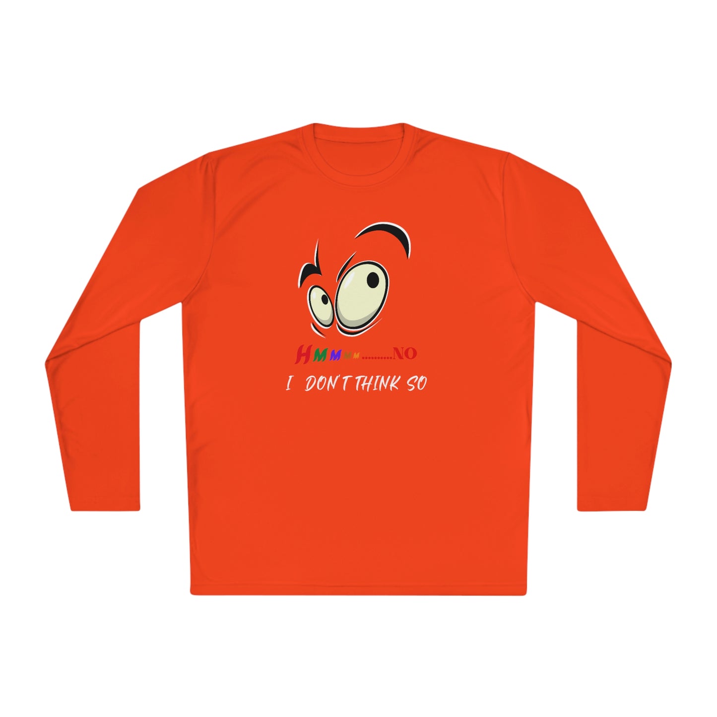 Hmmm, Unisex Lightweight Long Sleeve Tee