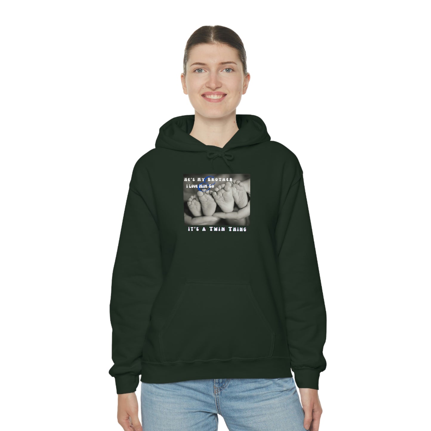 Twin, Unisex Heavy Blend™ Hooded Sweatshirt