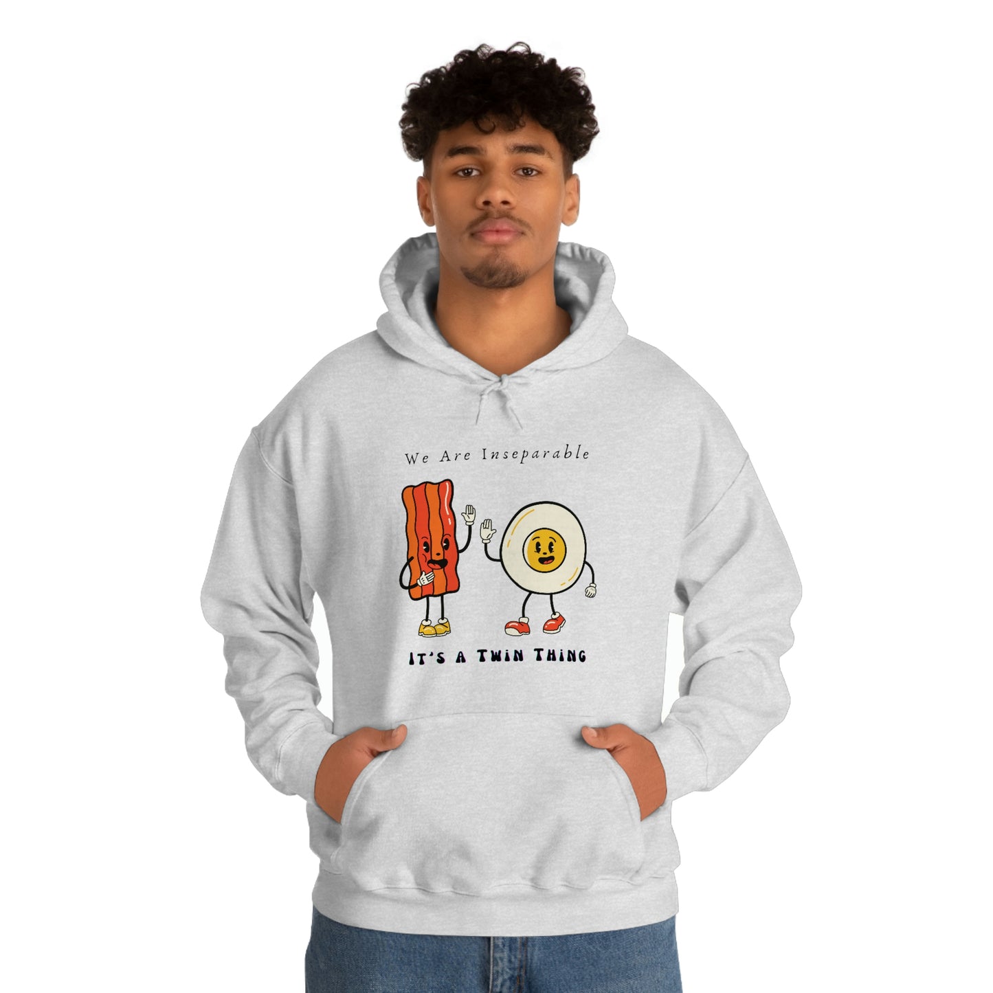 Twin, Unisex Heavy Blend™ Hooded Sweatshirt