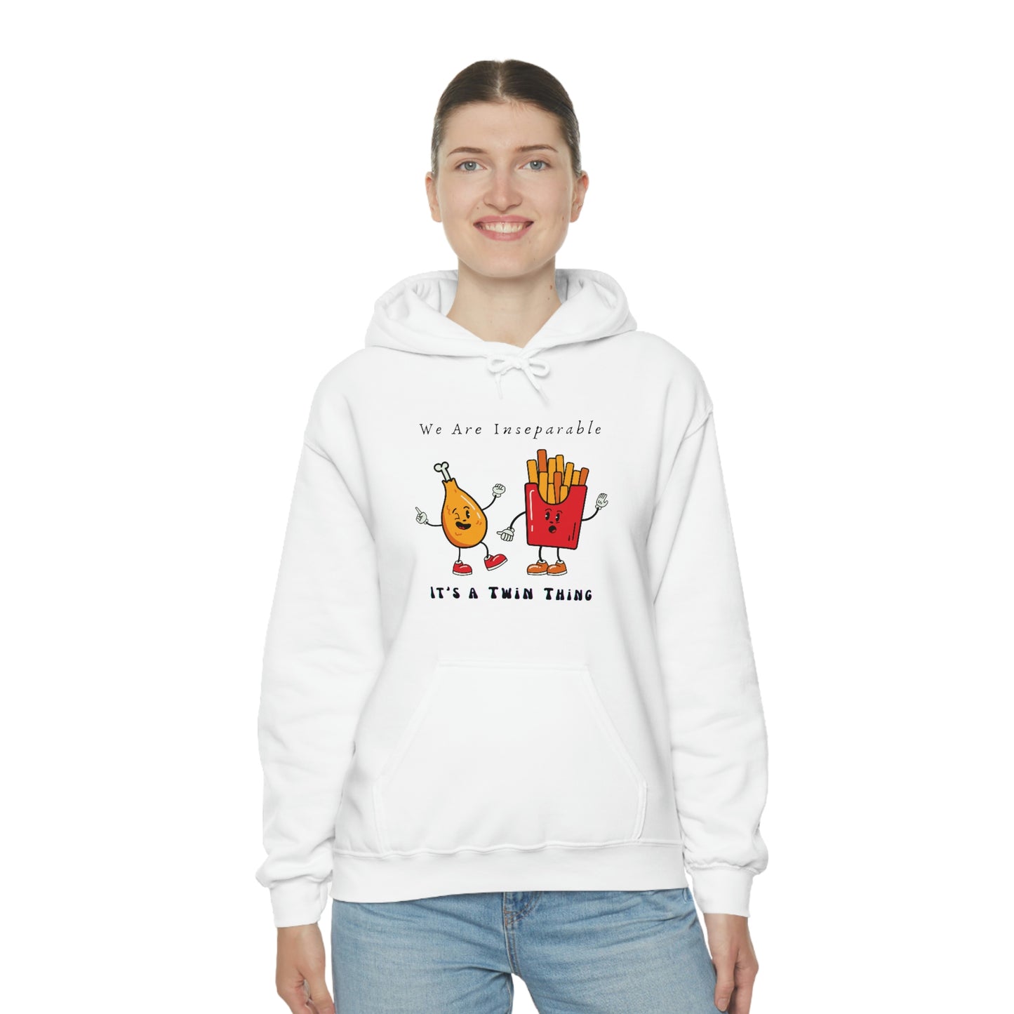 Twin, Unisex Heavy Blend™ Hooded Sweatshirt